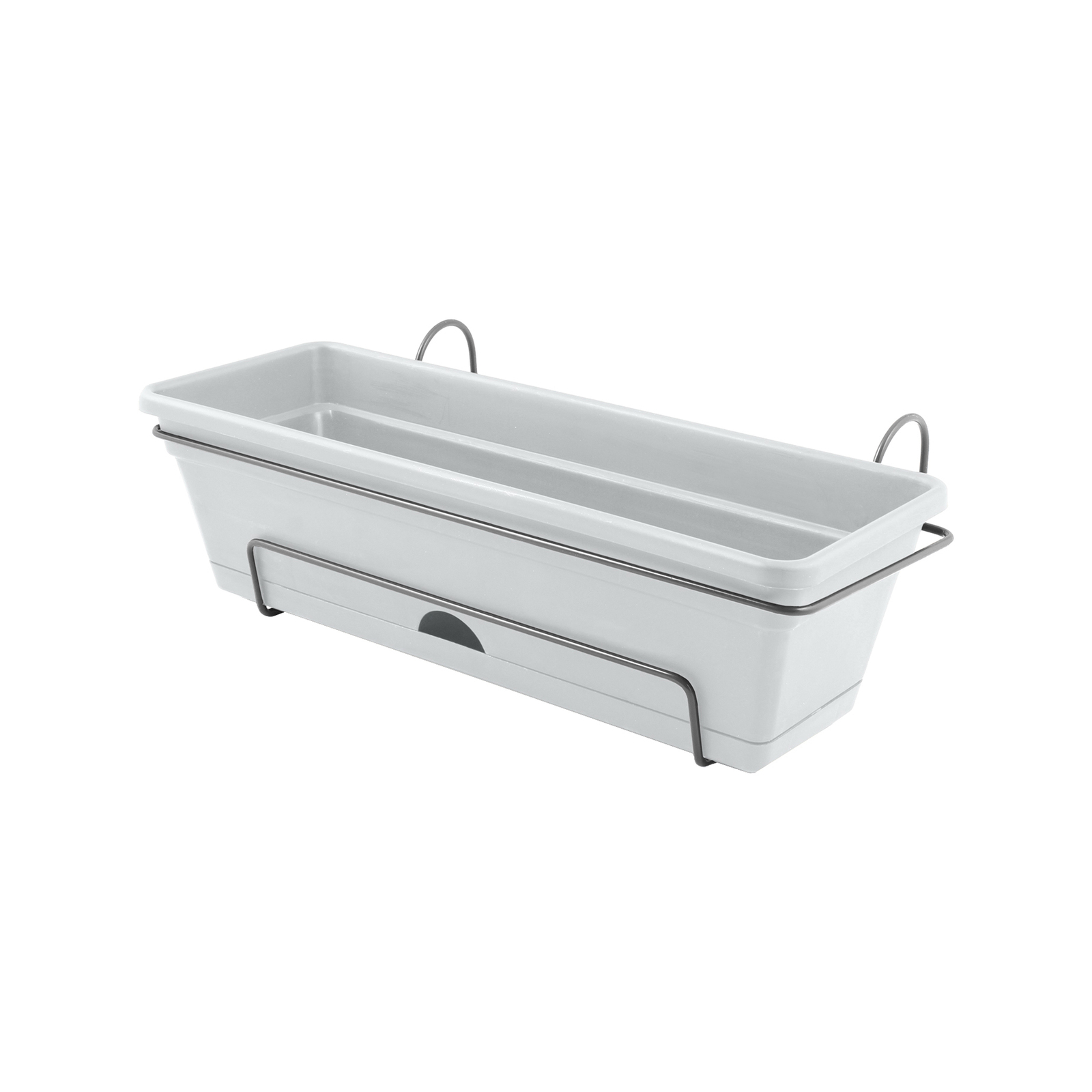 Jack Garden Up 49 x 14cm Concrete Grey Balcony Planter Bunnings Australia