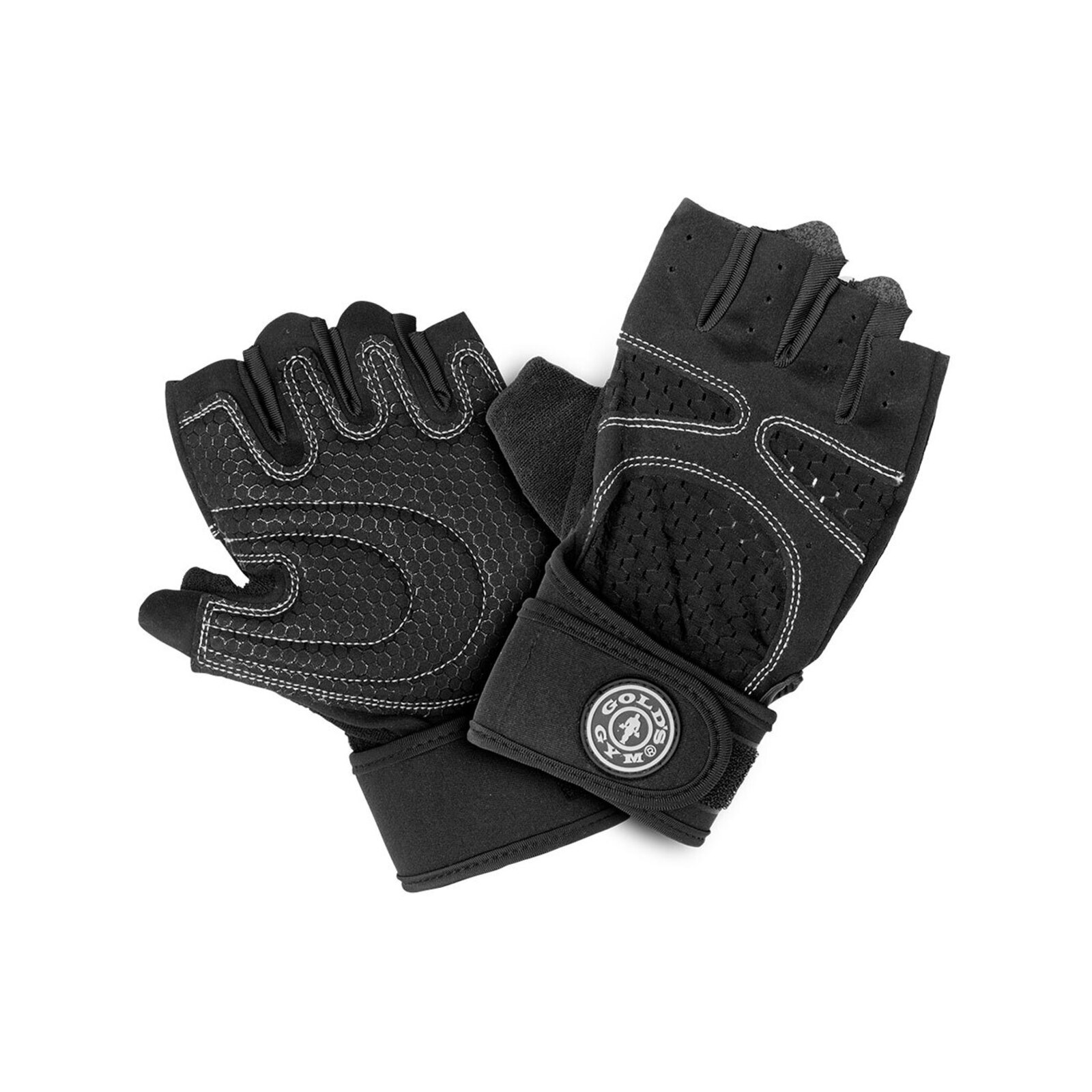 Gold's Gym S/M Training Gloves Weight Lifting Fitness Workout w/Wrist