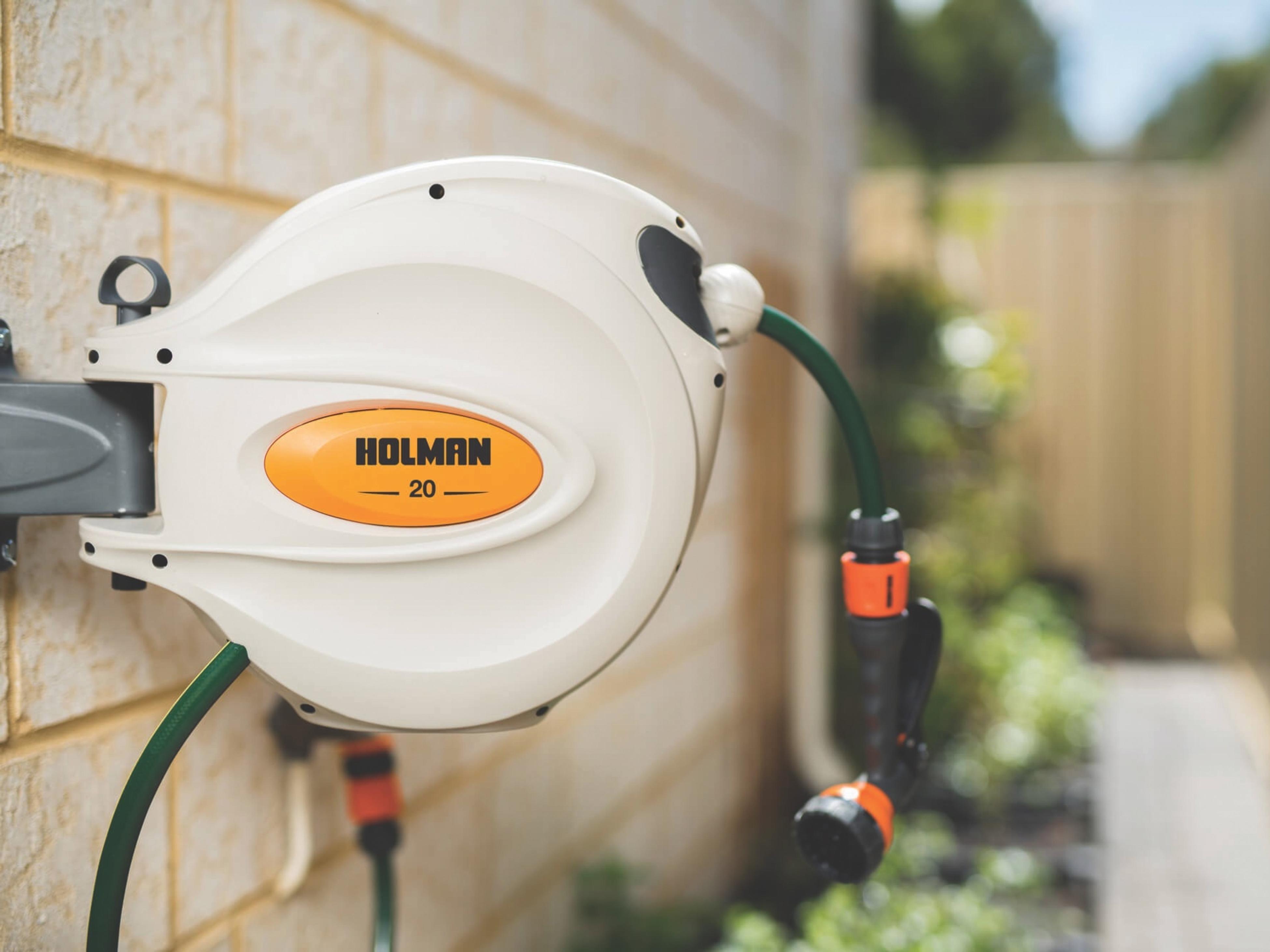 How to Mount a Garden Hose Reel to Your House