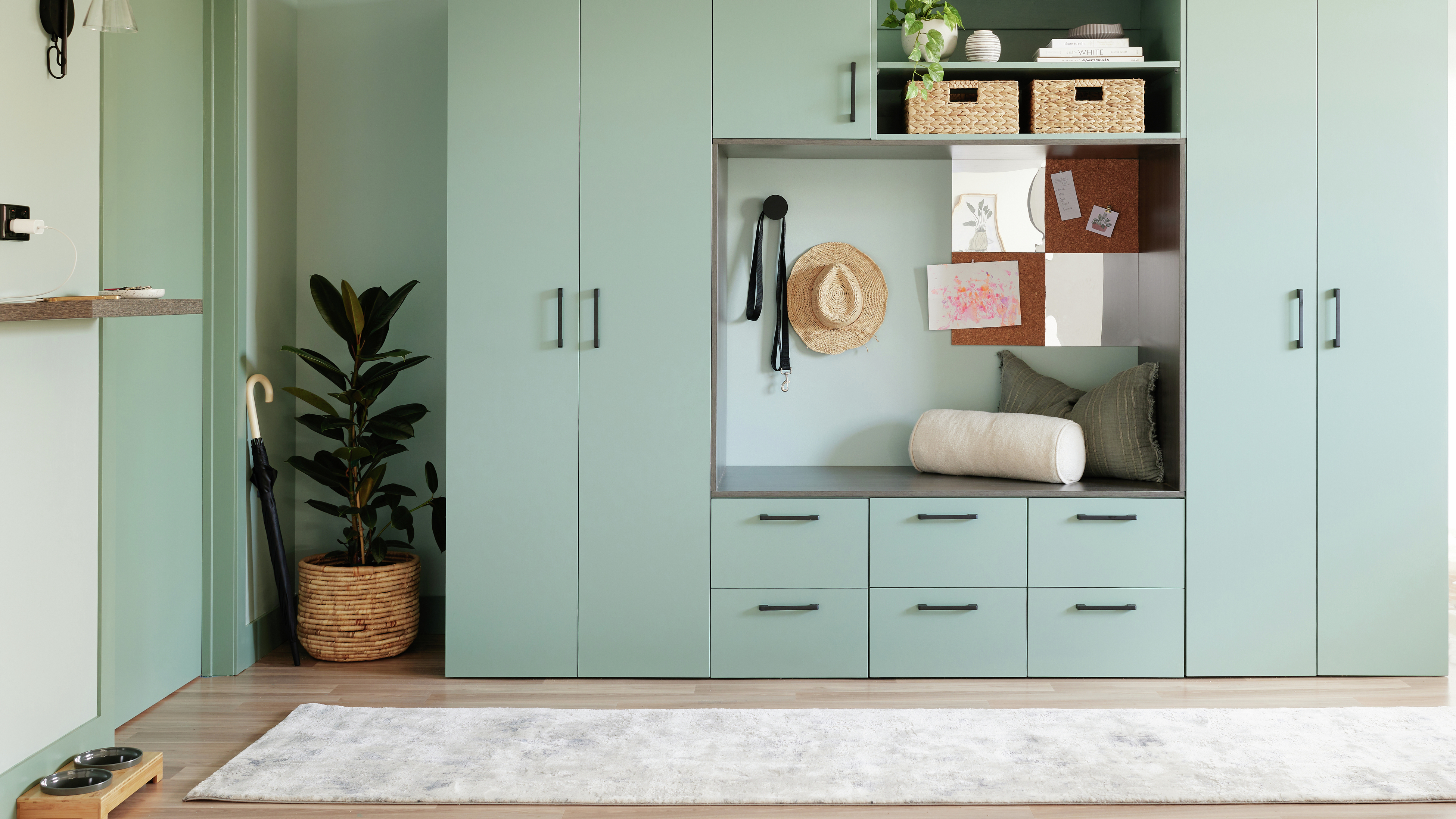 DIY Custom Mudroom for Under $200 - Beadboard and Built in Bench Tutorial