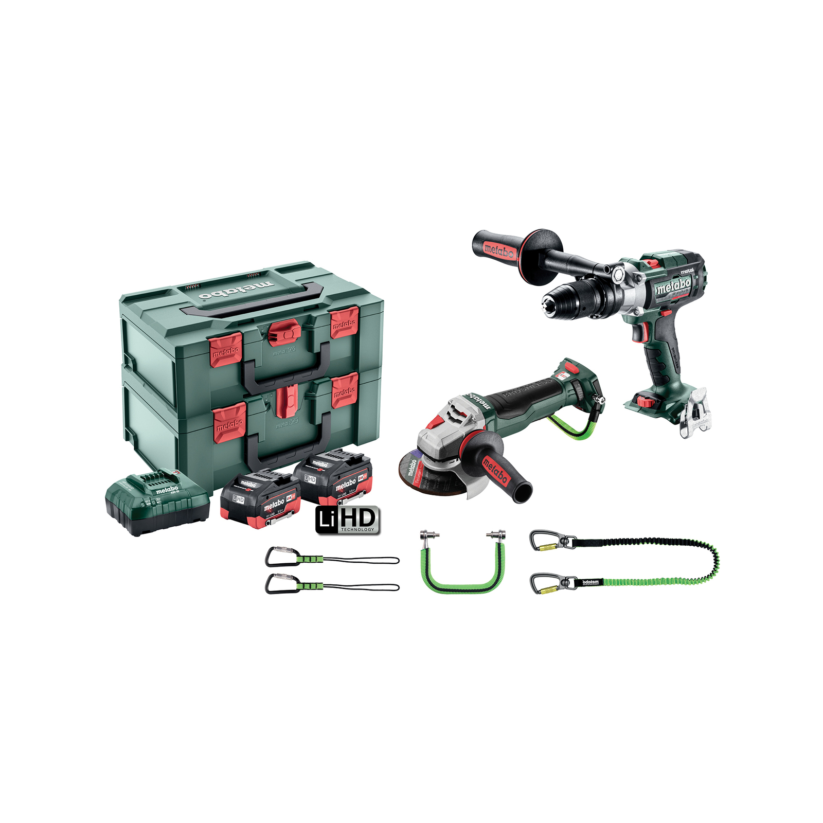 Metabo 18V 2 Piece Hammer Drill & Grinder Kit AU68205850 Bunnings