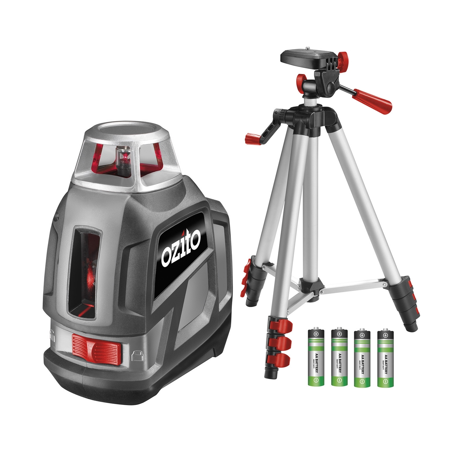 Ozito 360° 20m Line Laser Level Plus Tripod Bunnings Australia