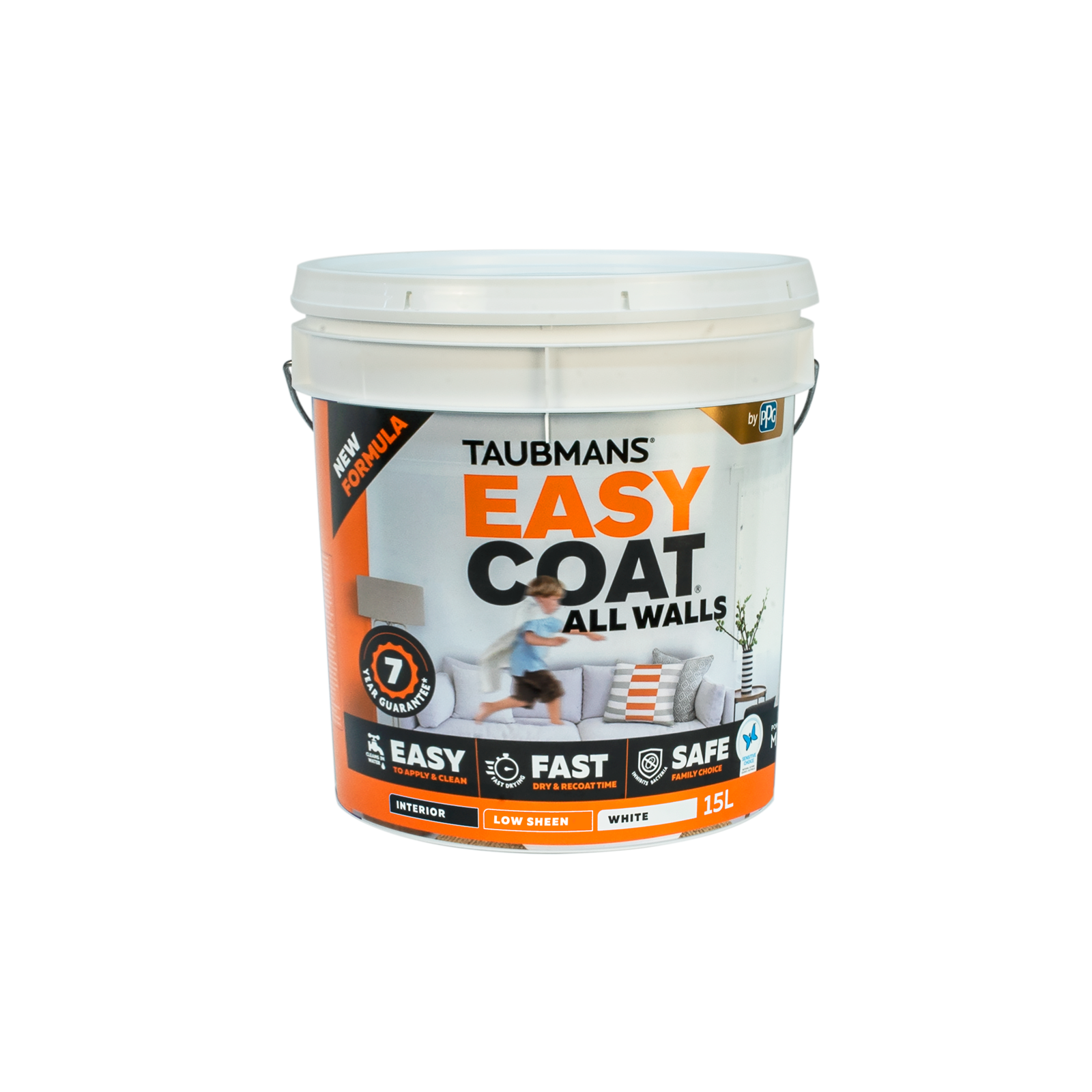 Taubmans 15L White Low Sheen Easycoat All Walls Paint Bunnings Australia