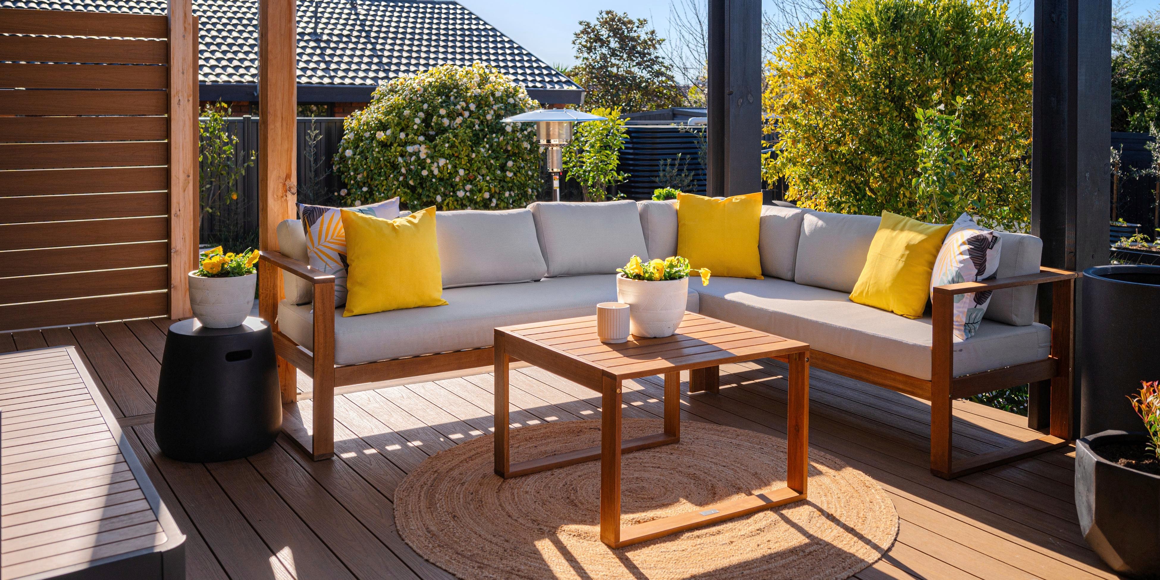 Teak outdoor online furniture bunnings