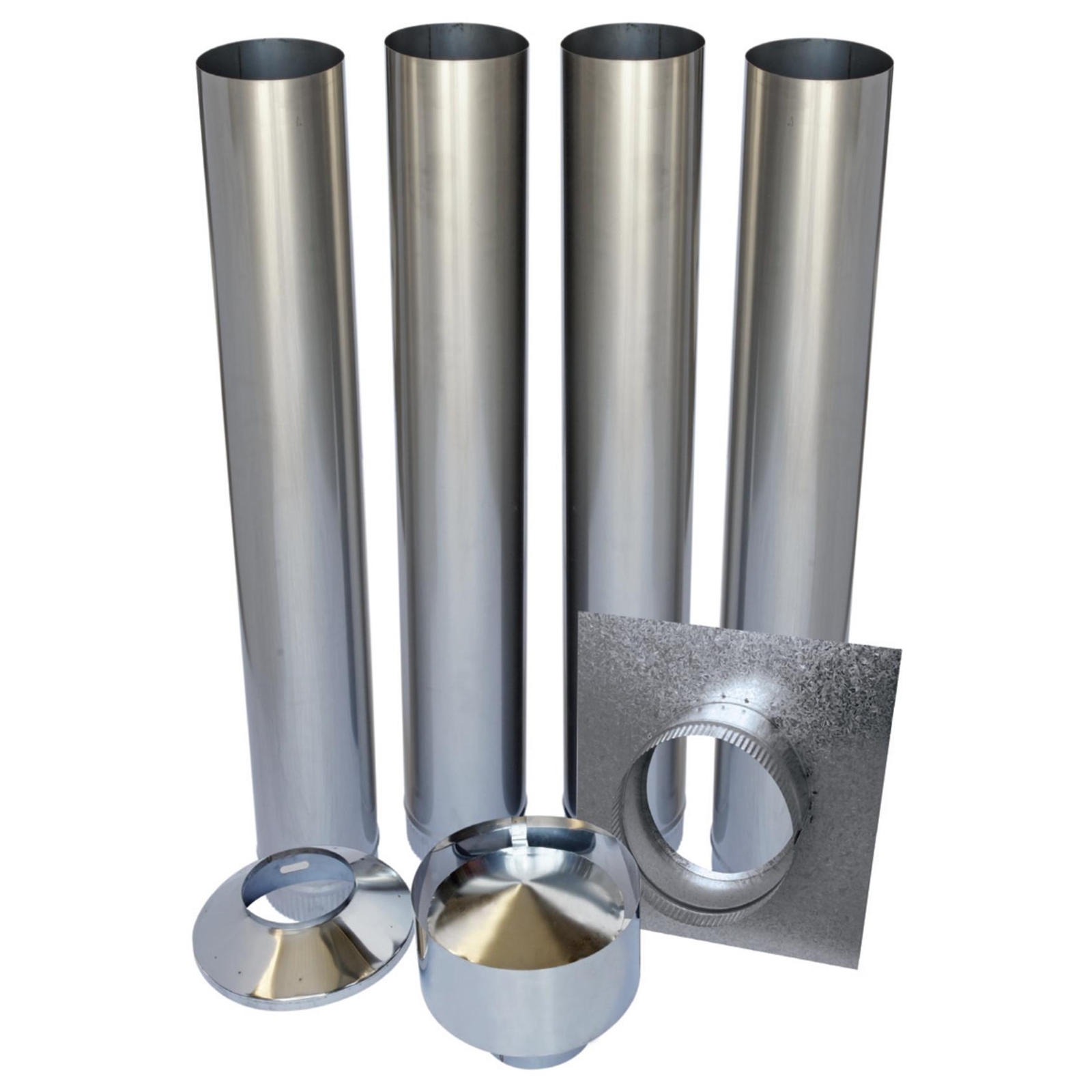 Scandia Masonry Inbuilt Flue Kit - galvanised Warmbrite 200i-S3/300i-S3 -  Bunnings Australia