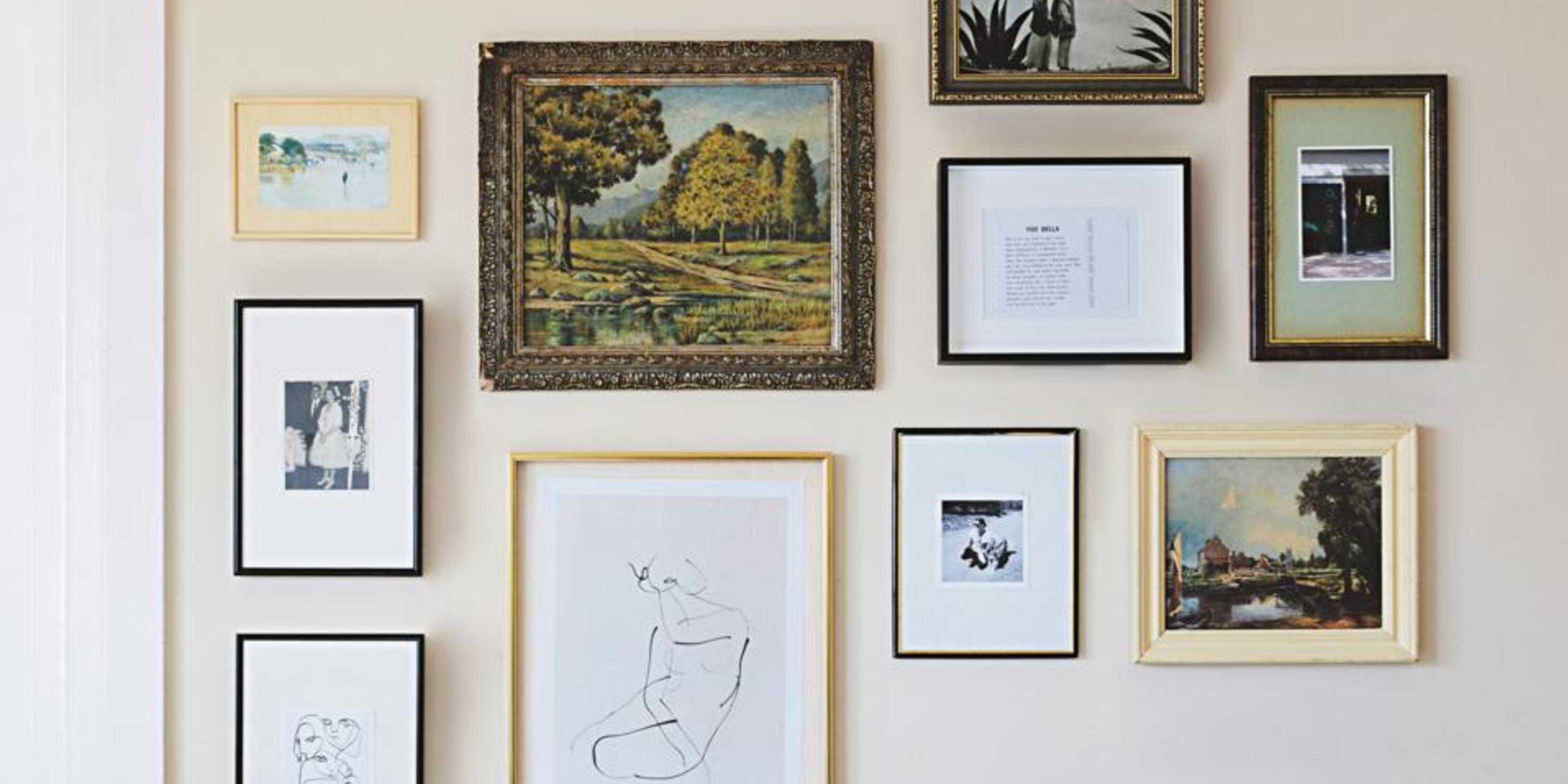 The Best Way To Hang Pictures On A Wall - Bunnings Australia