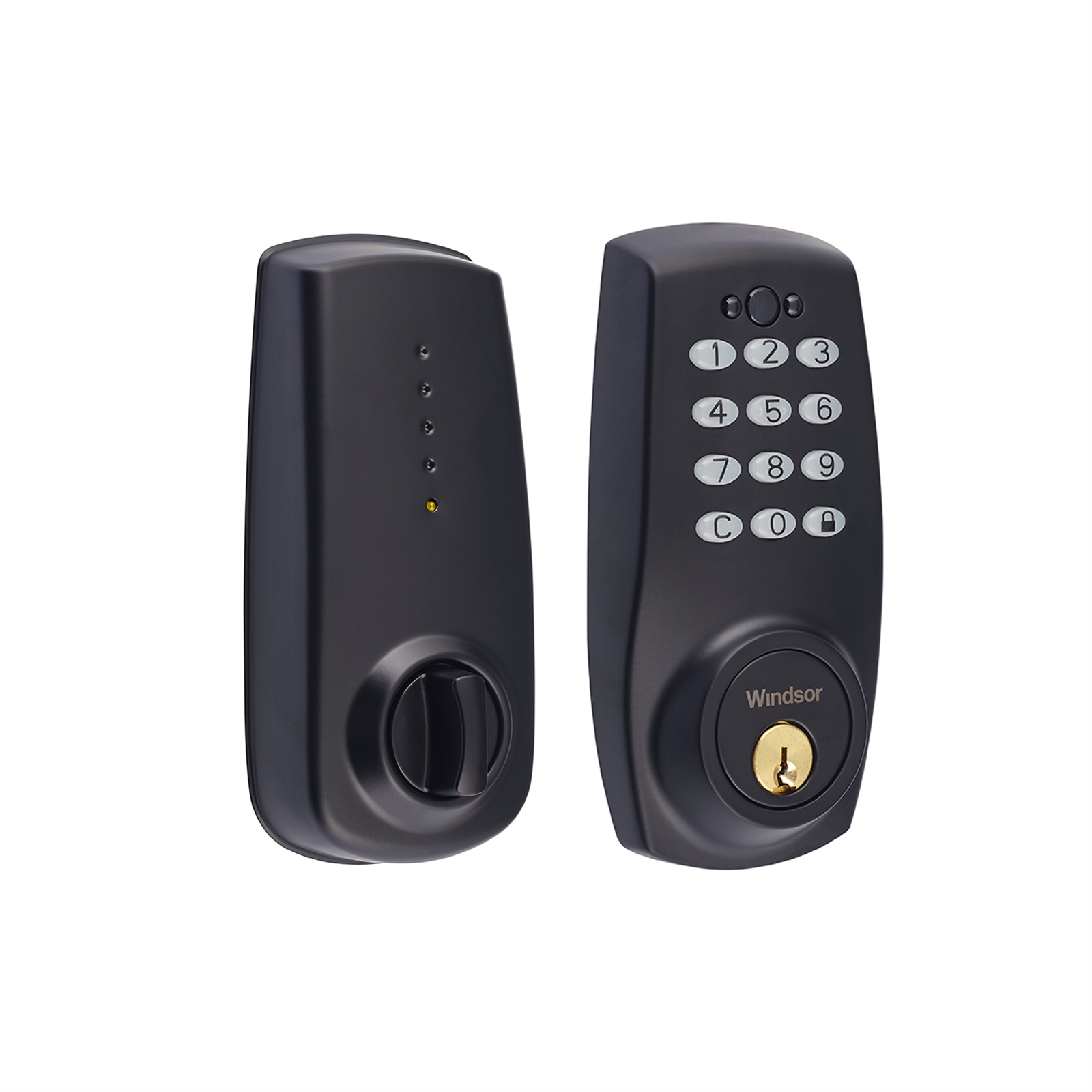 Windsor Brass Black Deadbolt Electronic Keypad Bunnings New Zealand