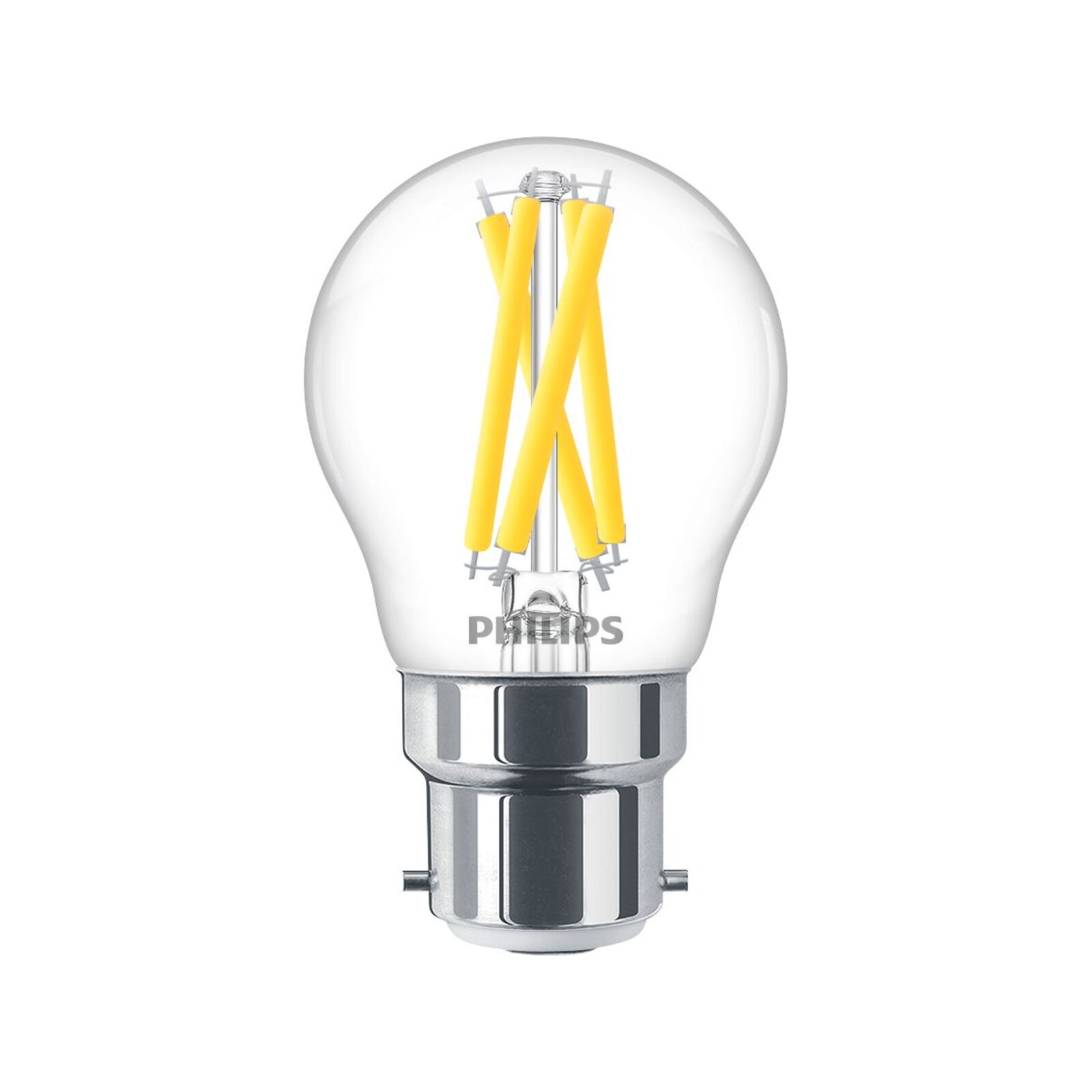 Philips P45 B22 LED 470Lm Clear 3.5W Filament - Bunnings Australia