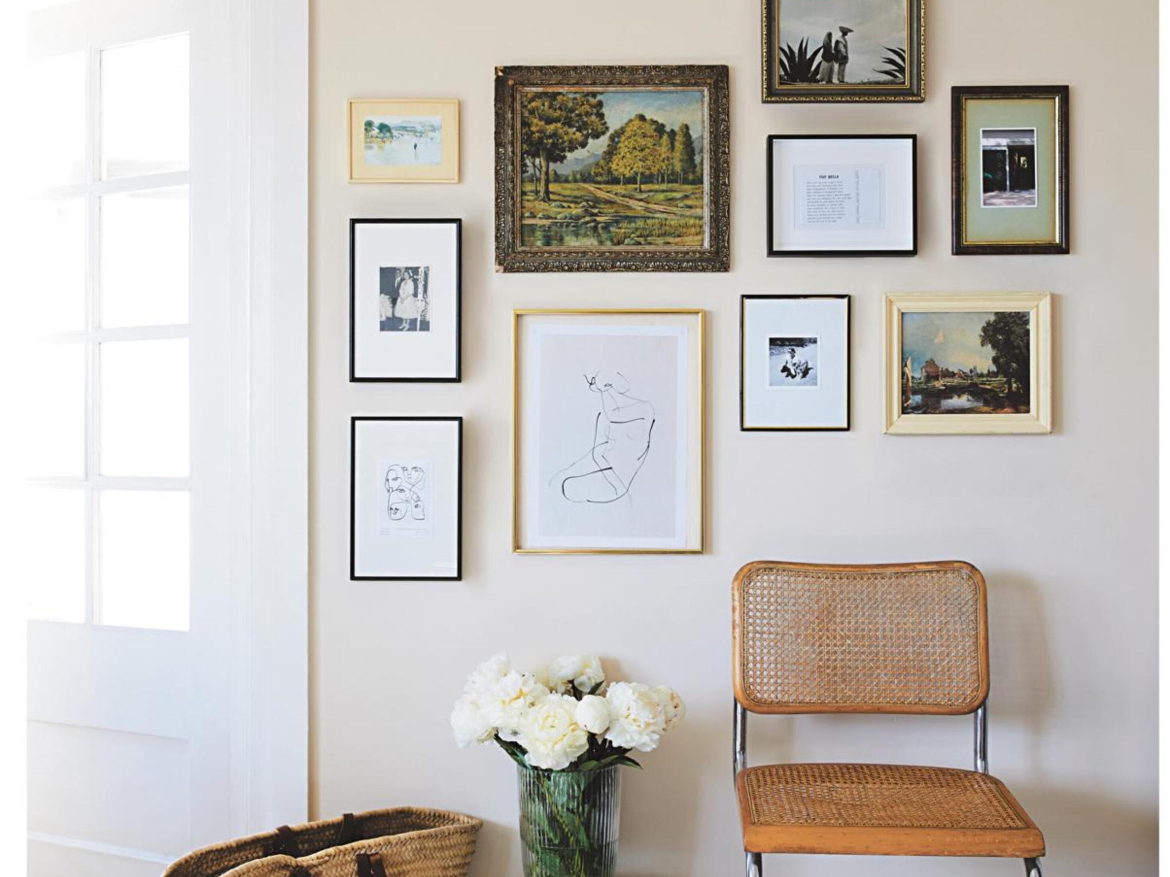 How To Hang a Painting With Frame Hanging Wire