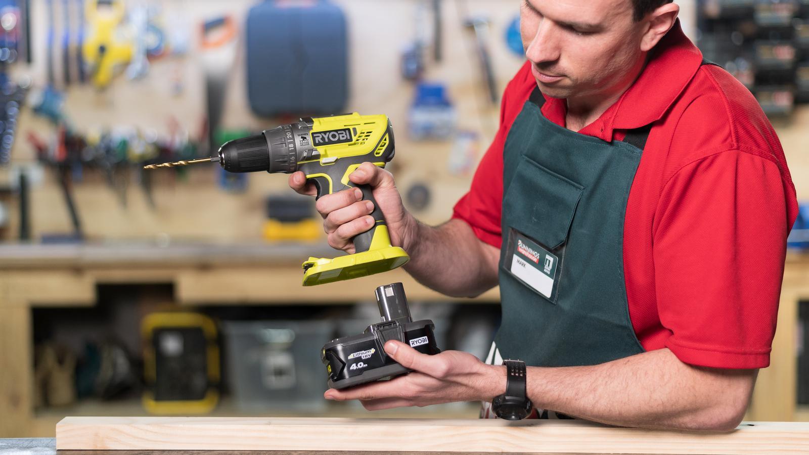 Bunnings cordless deals drill ryobi