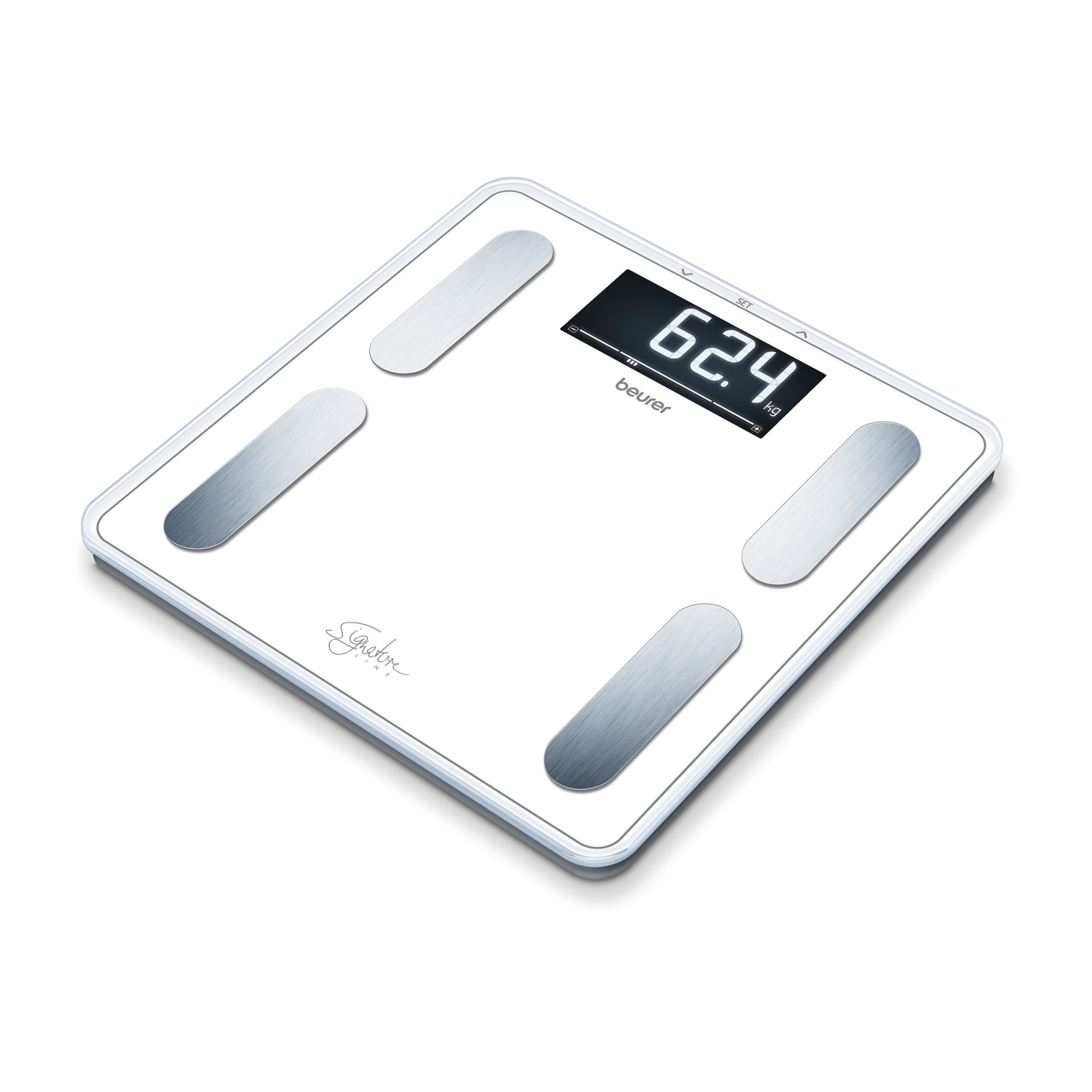 Beurer BF400W White Body Fat Bathroom Scales Bunnings Australia