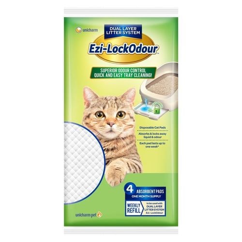 EziLockOdour Cat Litter System Absorbant Cat Pads Bunnings Australia