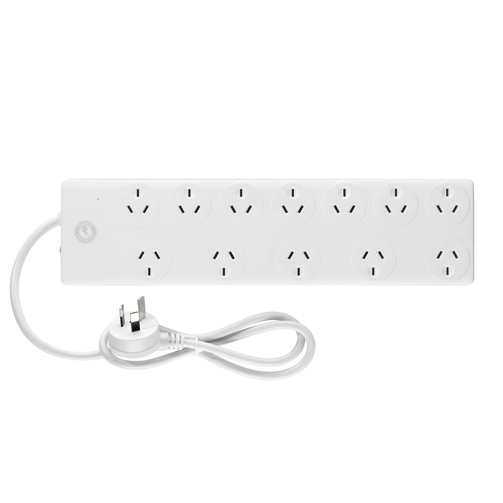 Arlec 12 Outlet Power Board With Surge Protection Bunnings Australia