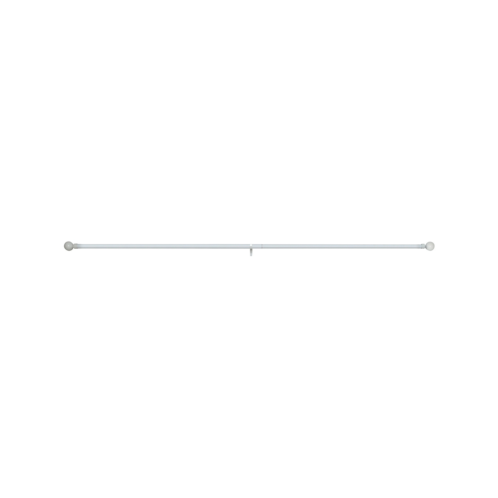 Windoware 1750 - 3050mm 25/28mm Brilliant White Ball Adjustable Metal ...