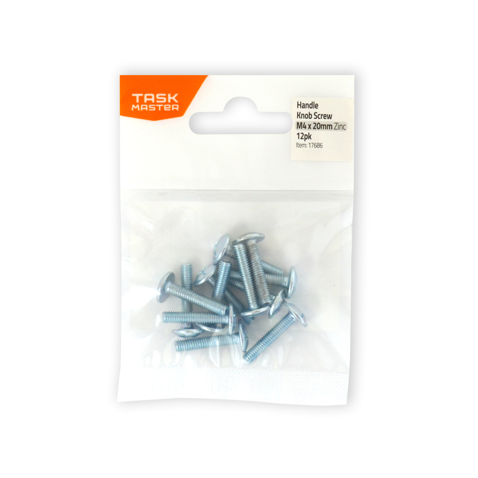 Taskmaster M4 x 20mm Zinc Snap Off Screw 12 Pack Bunnings Australia