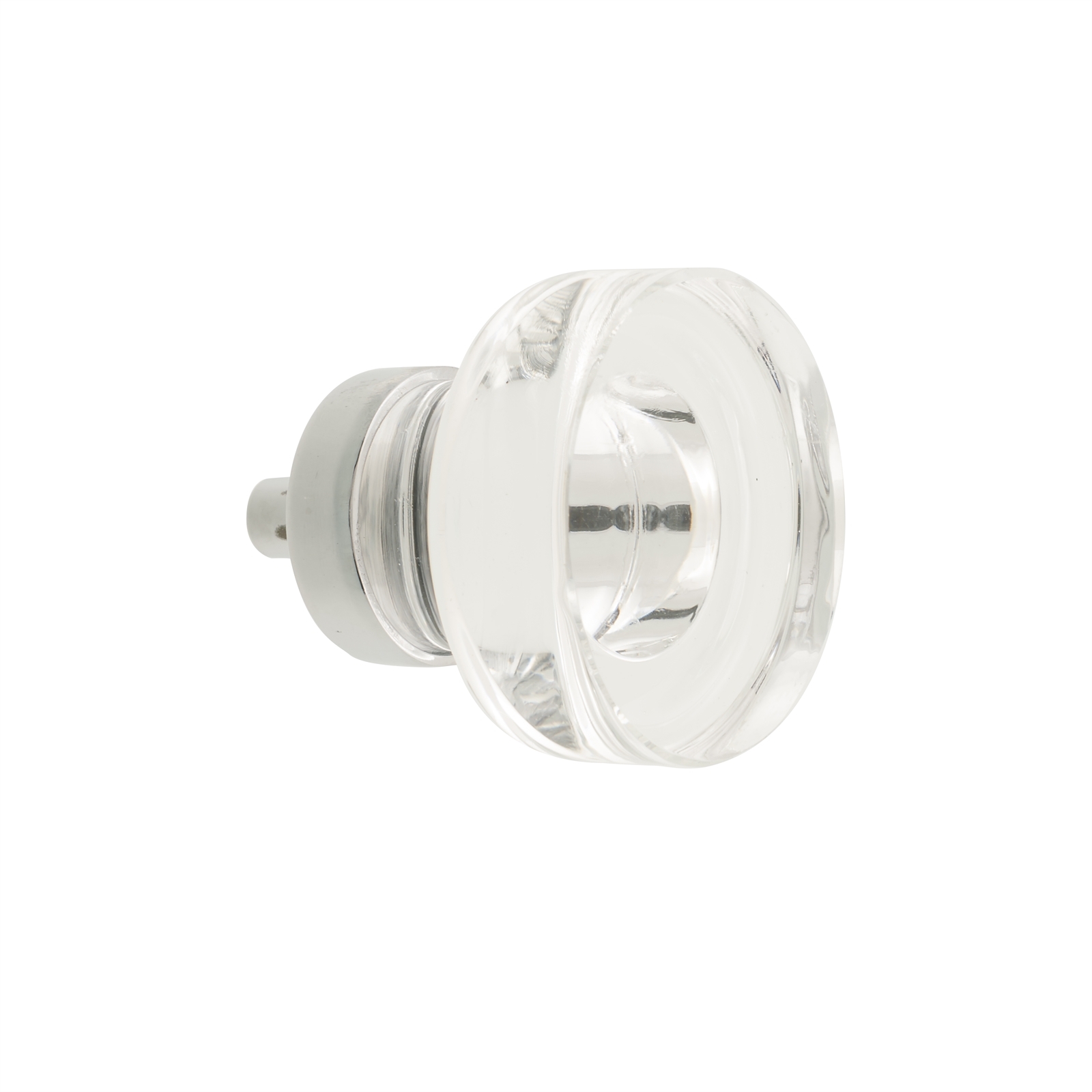 Prestige 32mm Brushed Nickel Round Crystal Knob Bunnings Australia