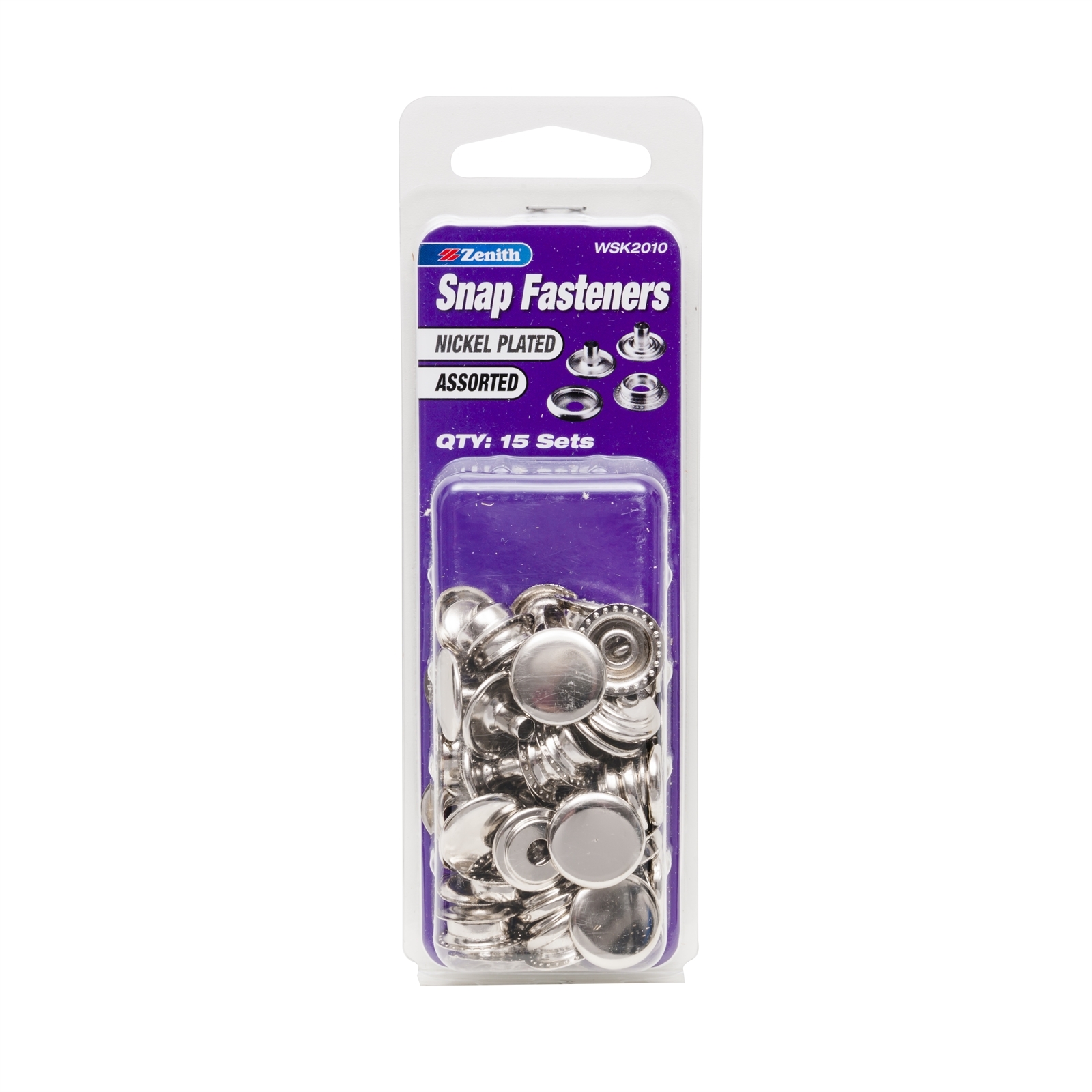 Zenith Assorted Nickel Plated Brass Snap Fastener Bunnings Australia