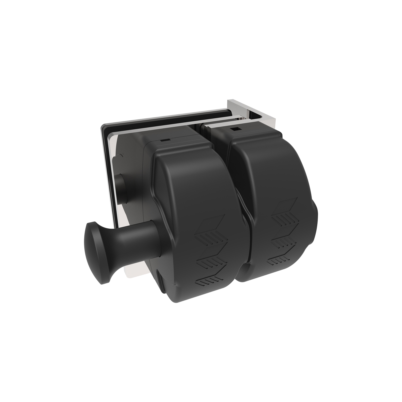 Architects Choice Poly Stainless Steel Wall/Post To Glass Gate Latch