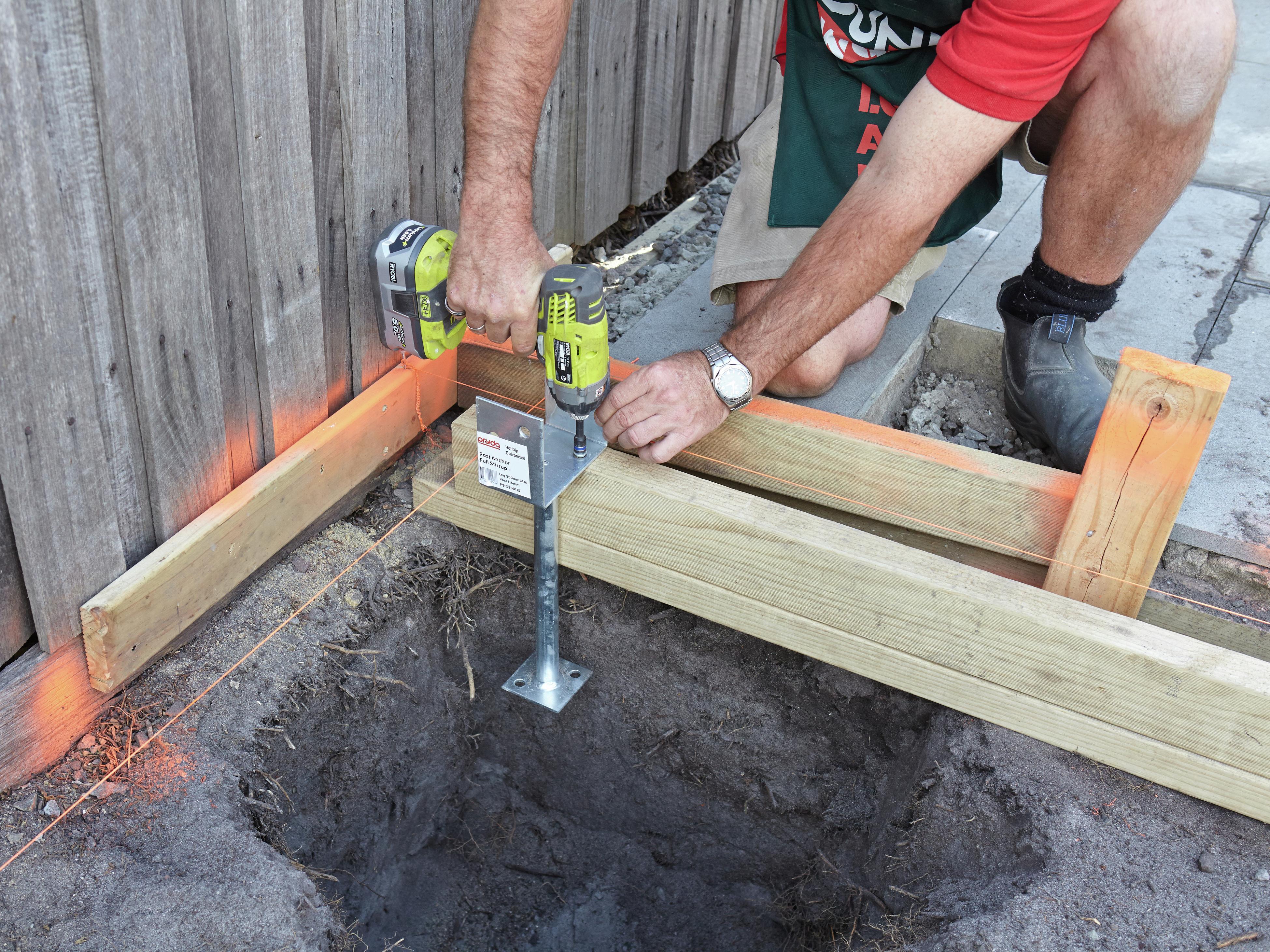 How To Set Up Post Supports For a Carport Bunnings New Zealand