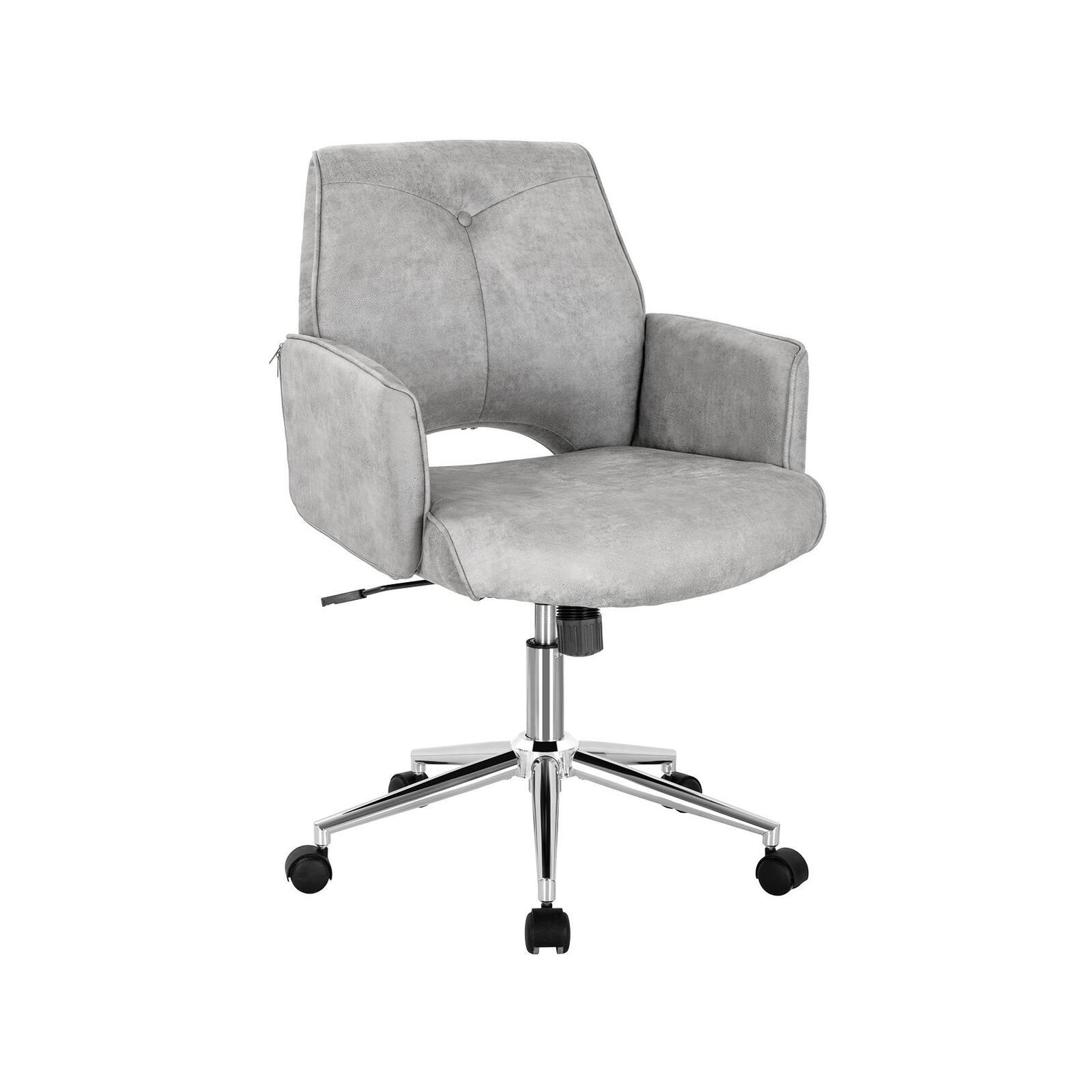 Costway Ergonomic Computer Desk Chair Swivel Office , Grey Bunnings