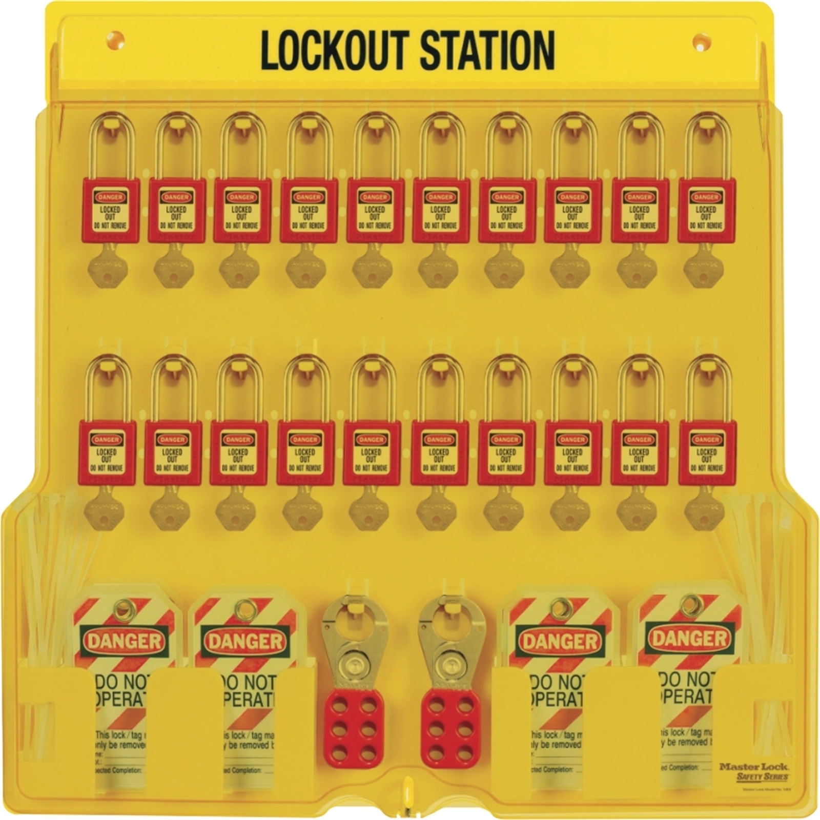 Master Lock 20 Padlock And Accessories Lockout Station Bunnings Australia