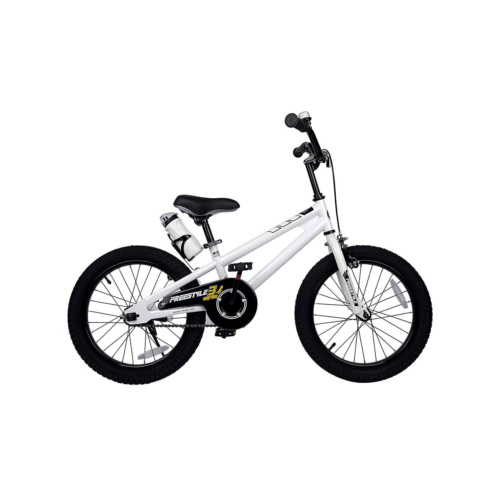 RoyalBaby BMX Freestyle Kids Bike - White - Bunnings Australia