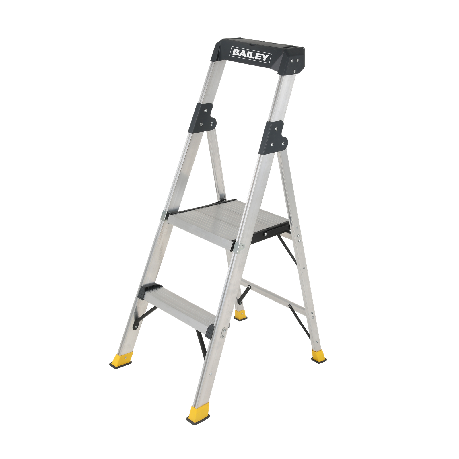 Bailey 2 Step 120kg Aluminium Retail Platform Step Stool Bunnings
