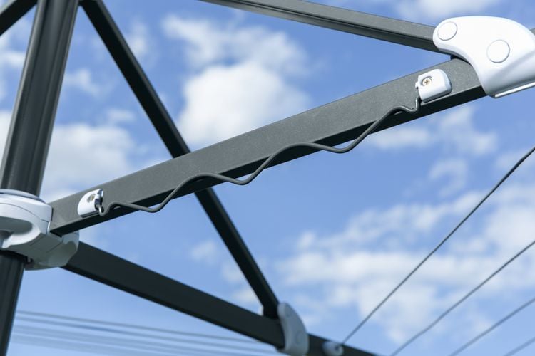 Underside of a Hills hoist