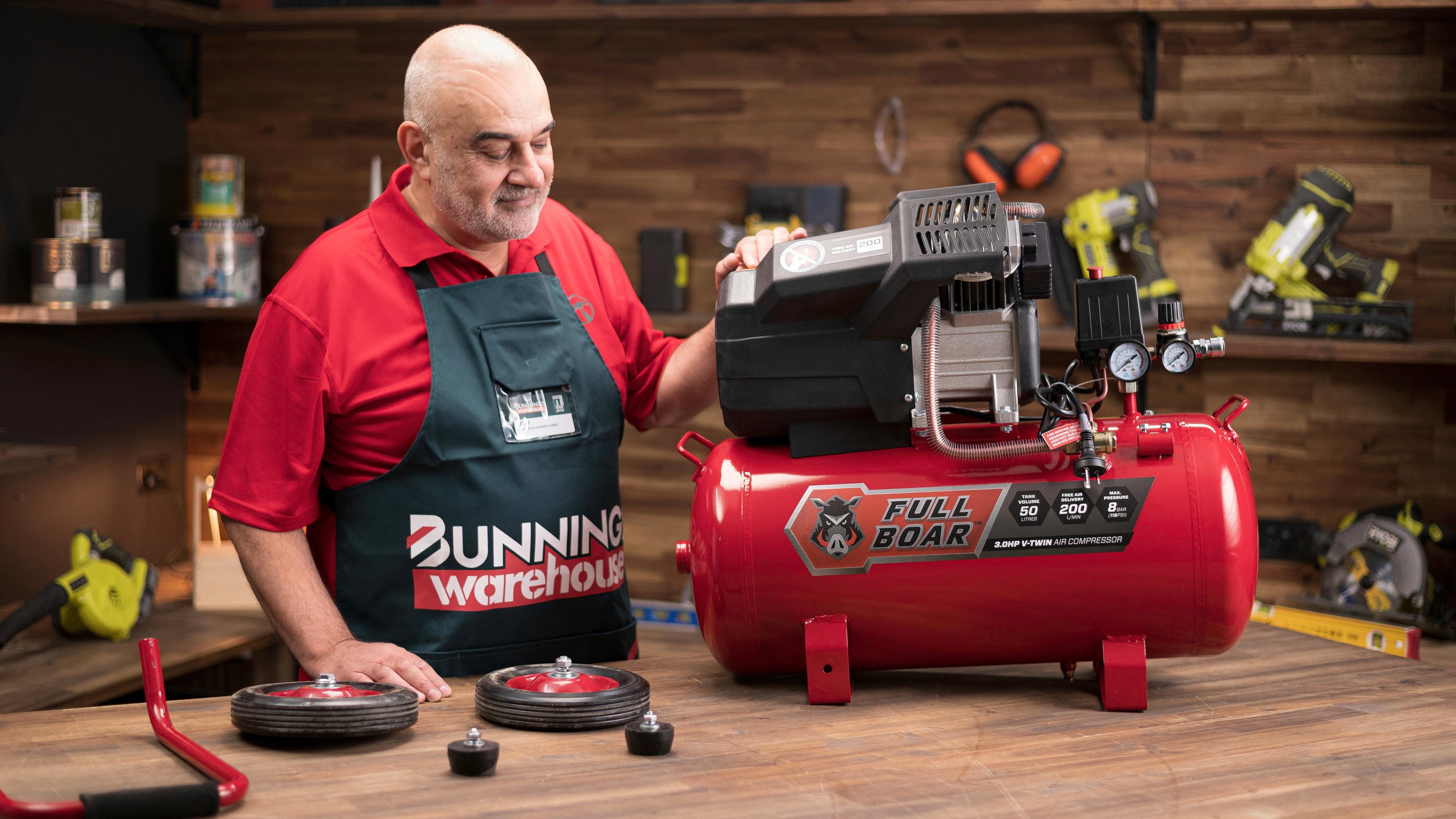 Bunnings spring deals compressor