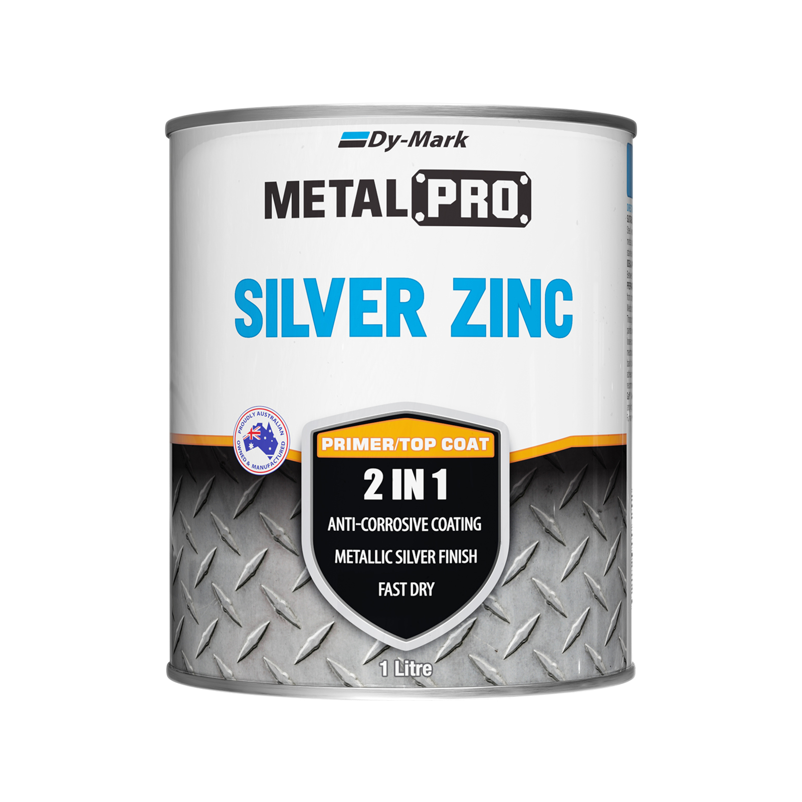 DyMark 1L MetalPro Silver Zinc Metal Paint Bunnings Australia
