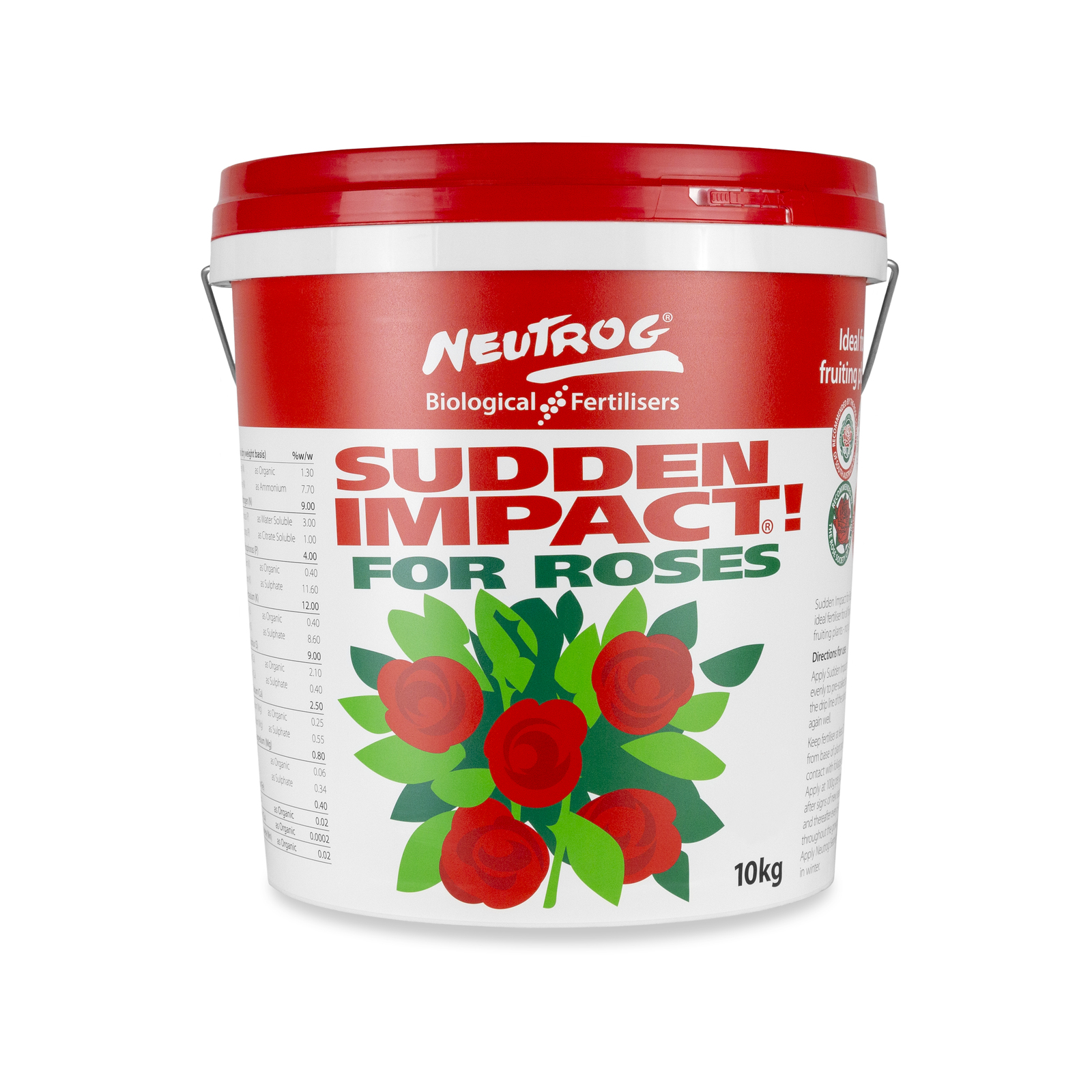 Neutrog 10kg Sudden Impact For Roses Fertiliser Bunnings Australia