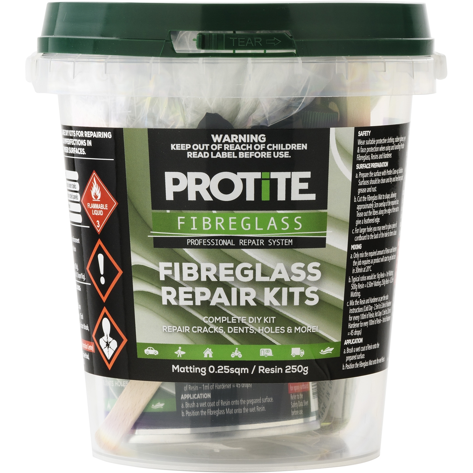 Protite 250g Small Fibreglass Kit Bunnings Australia