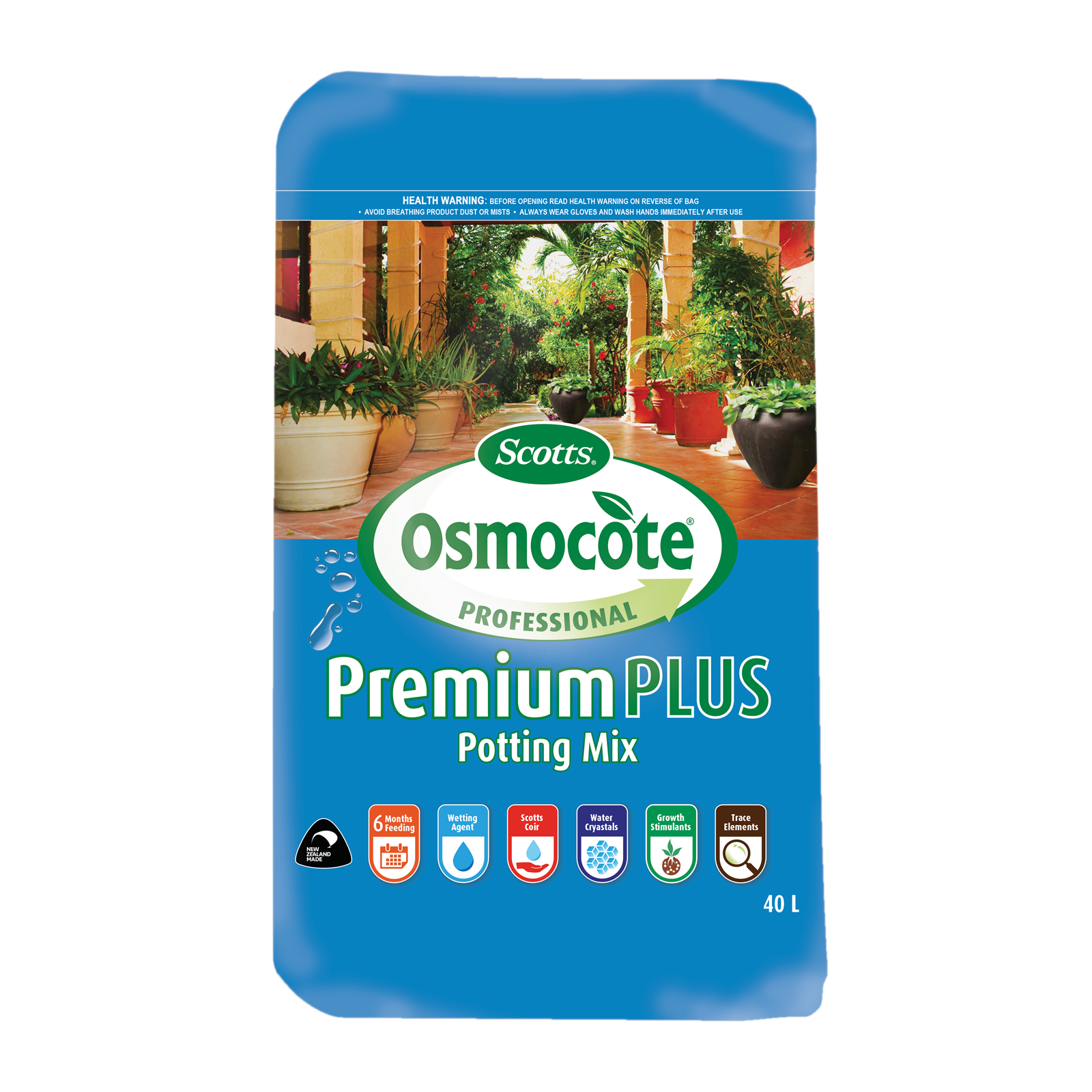 Scotts Osmocote Professional 40L Premium Plus Potting Mix Bunnings New Zealand