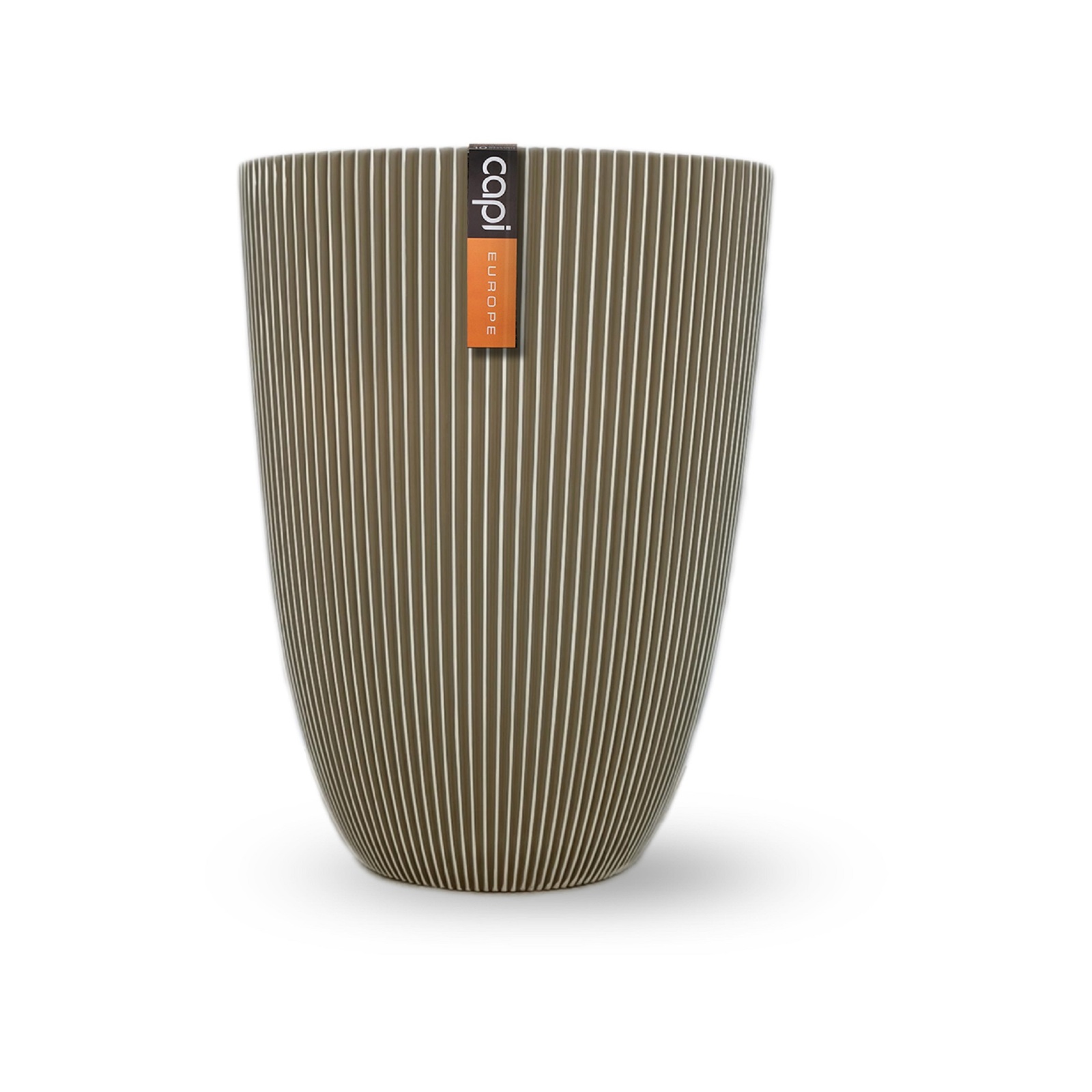 Capi 37cm Ivory Groove Vase Bunnings Australia