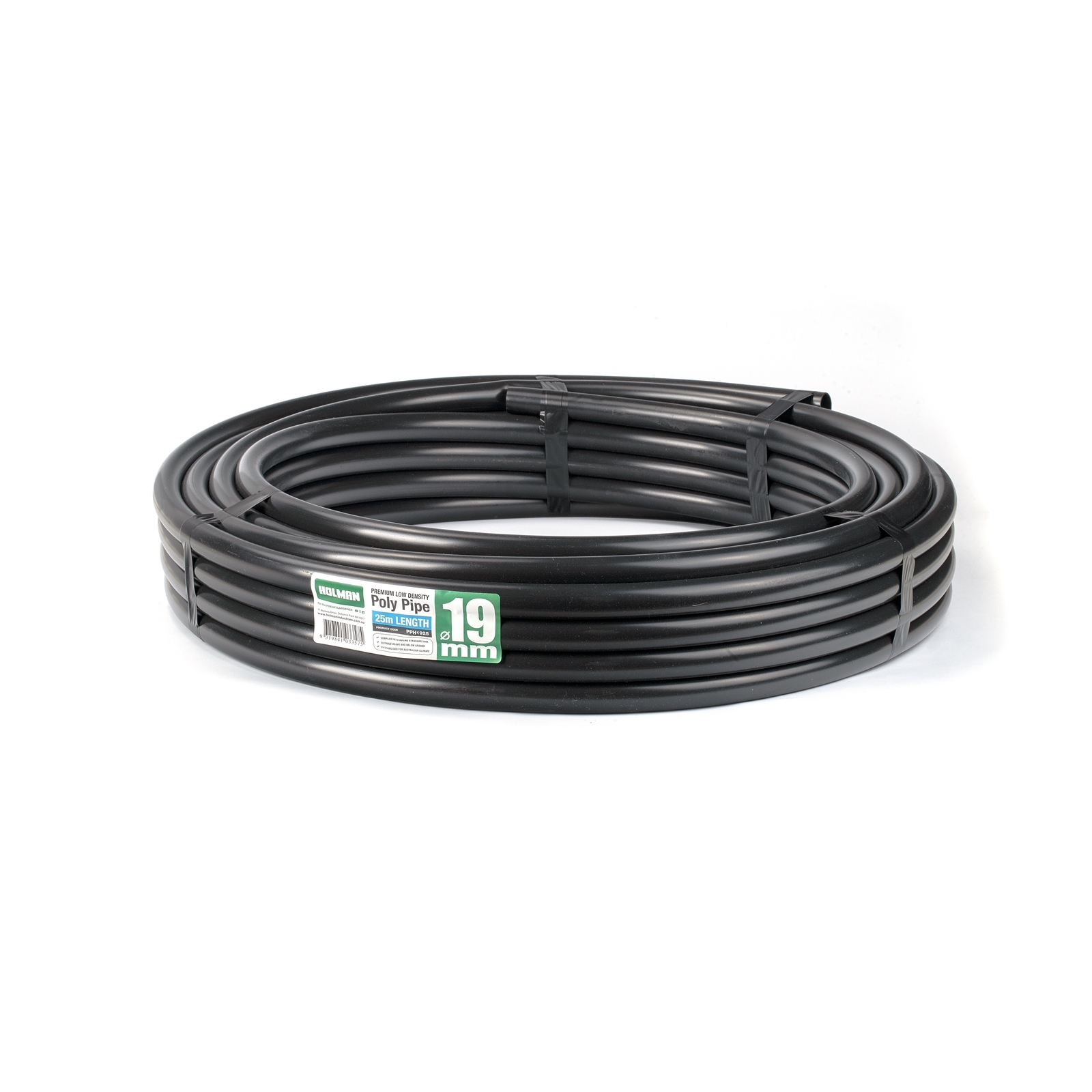Holman 19mm x 25m Black Poly Pipe Bunnings Australia