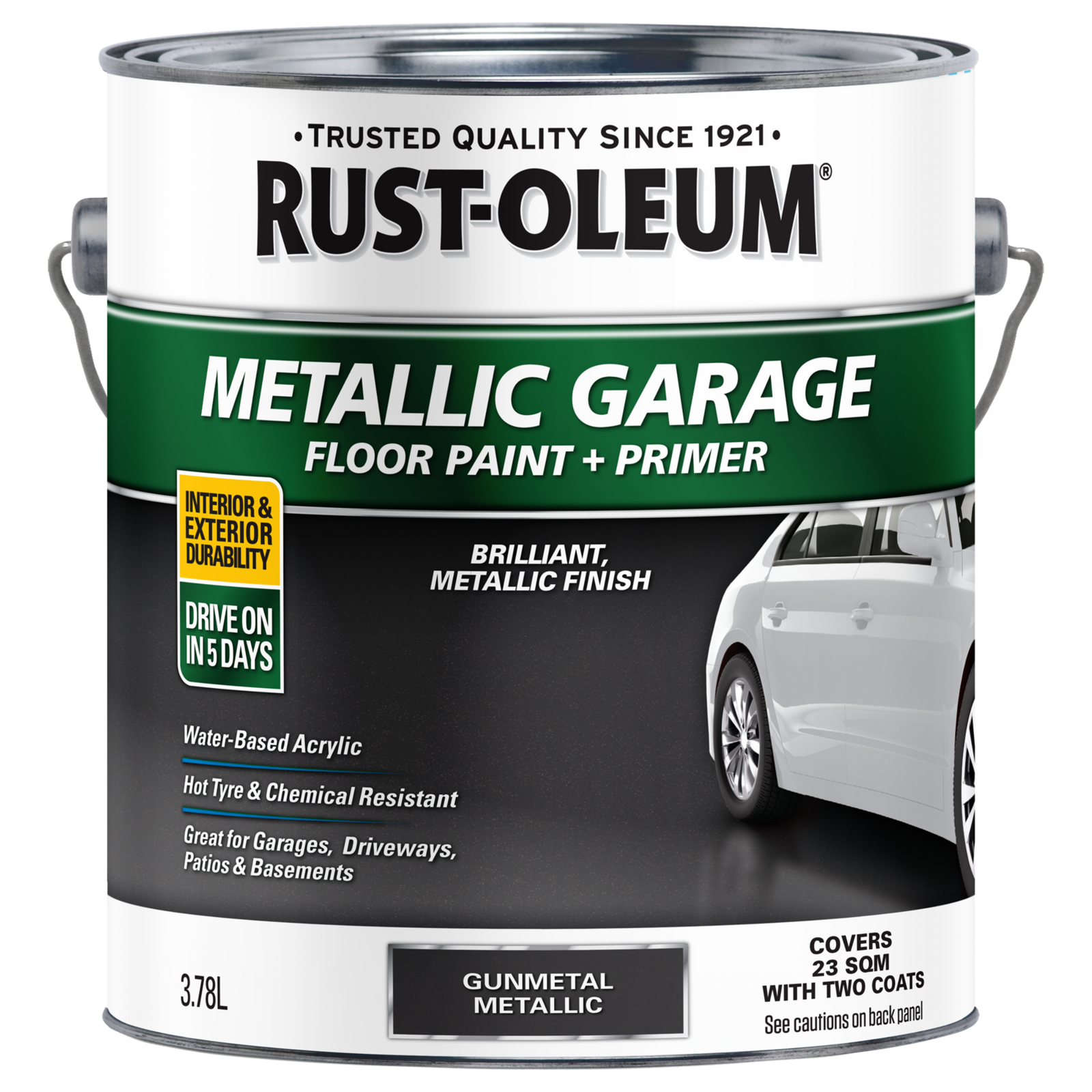 RustOleum 3.78L Gunmetal Metallic Concrete And Garage Floor Paint