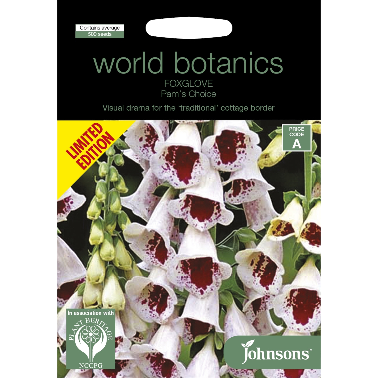 Johnsons Seed World Botanics Foxglove Pam's Choice - Bunnings Australia