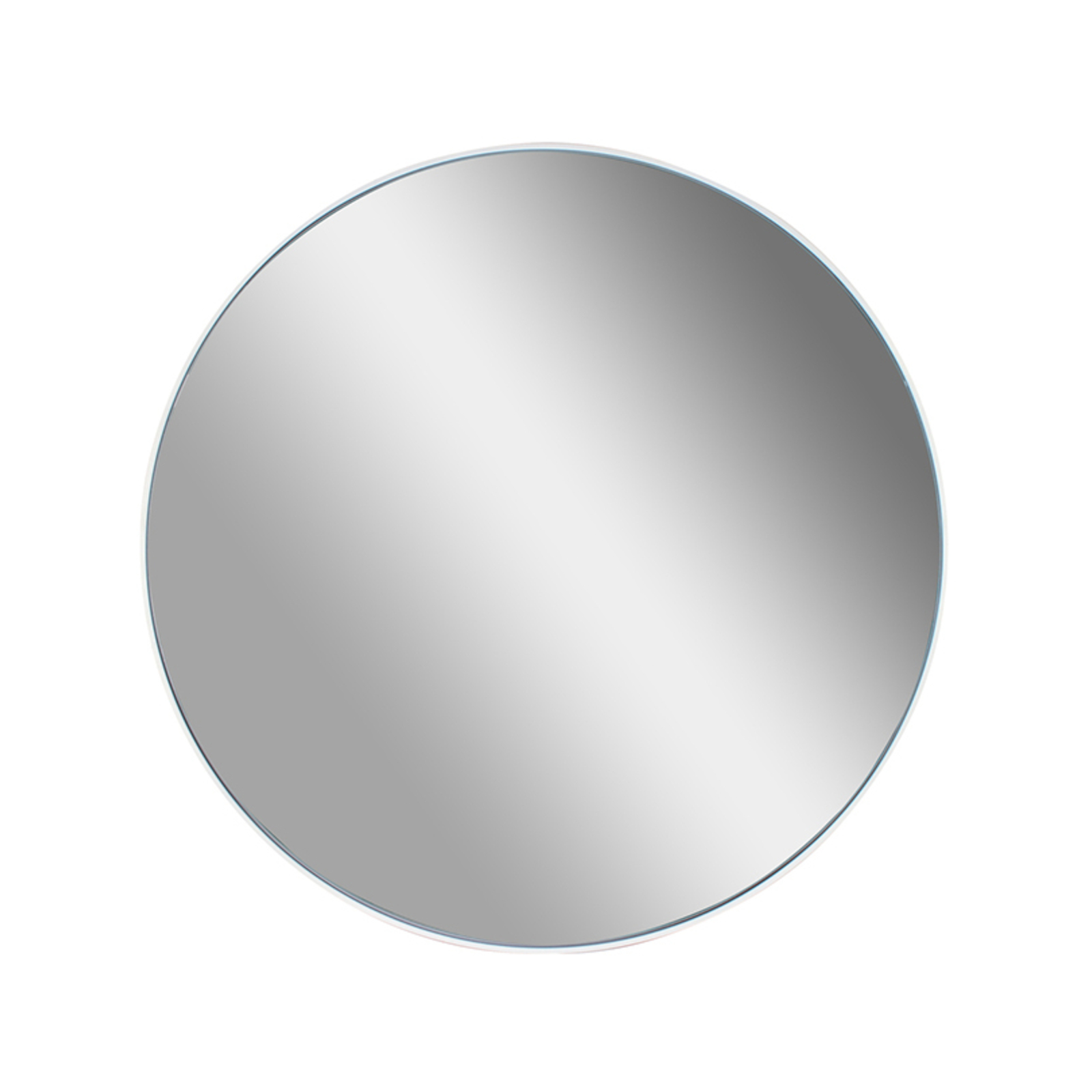Maine & Crawford Stella 80x2cm Round Mirror - White - Bunnings Australia
