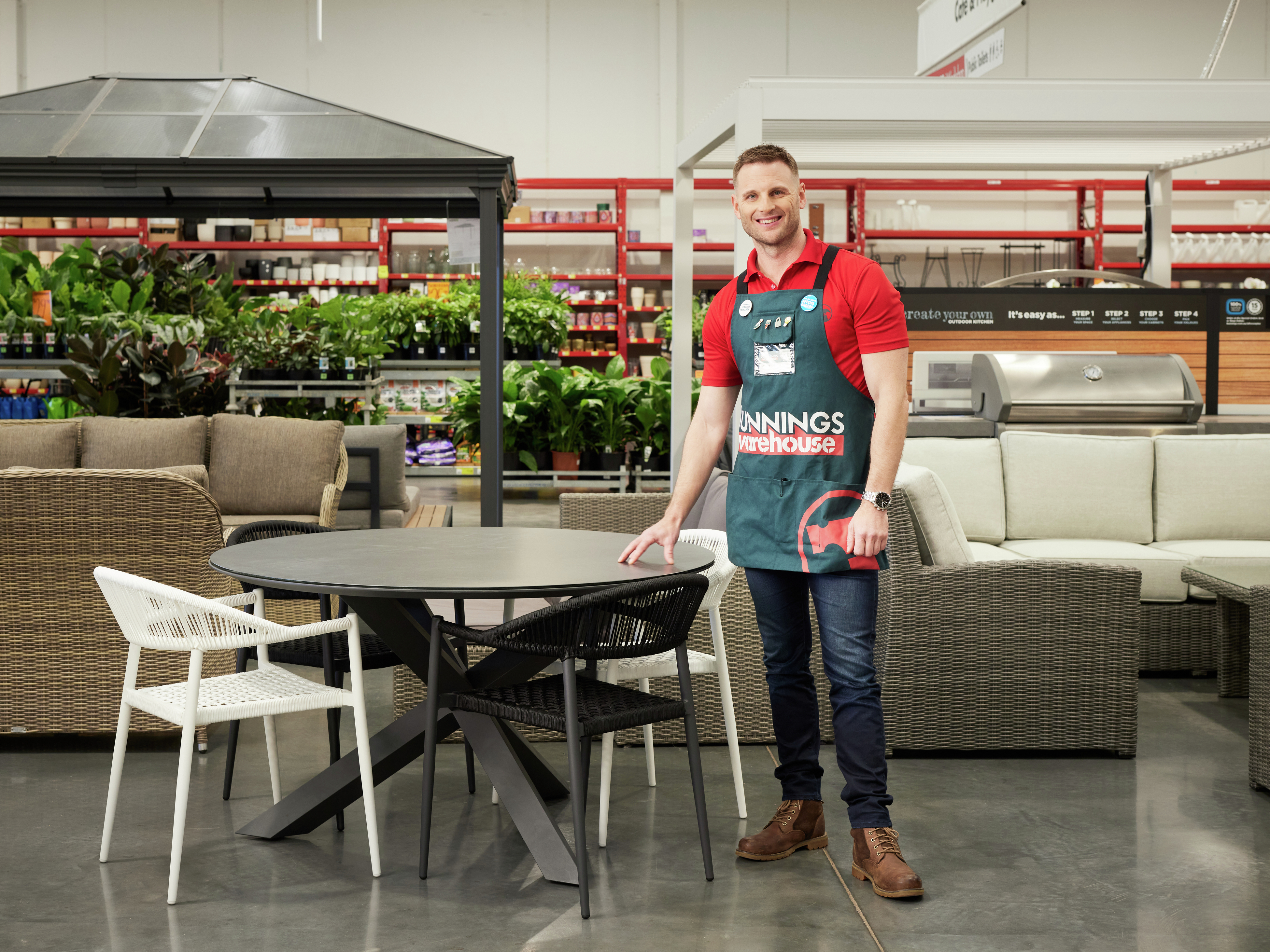 Bunnings wooden chairs hot sale