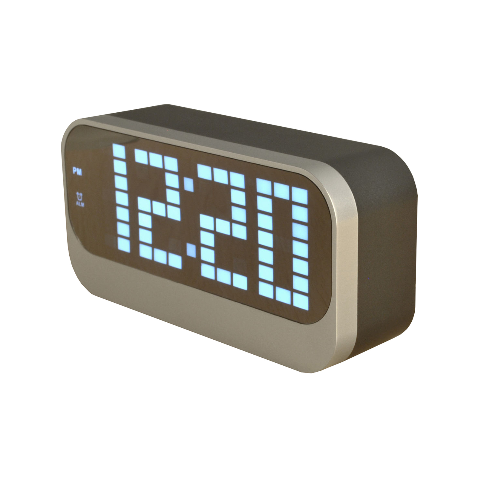 USB Powered Digital Alarm Clock Grey Bunnings Australia