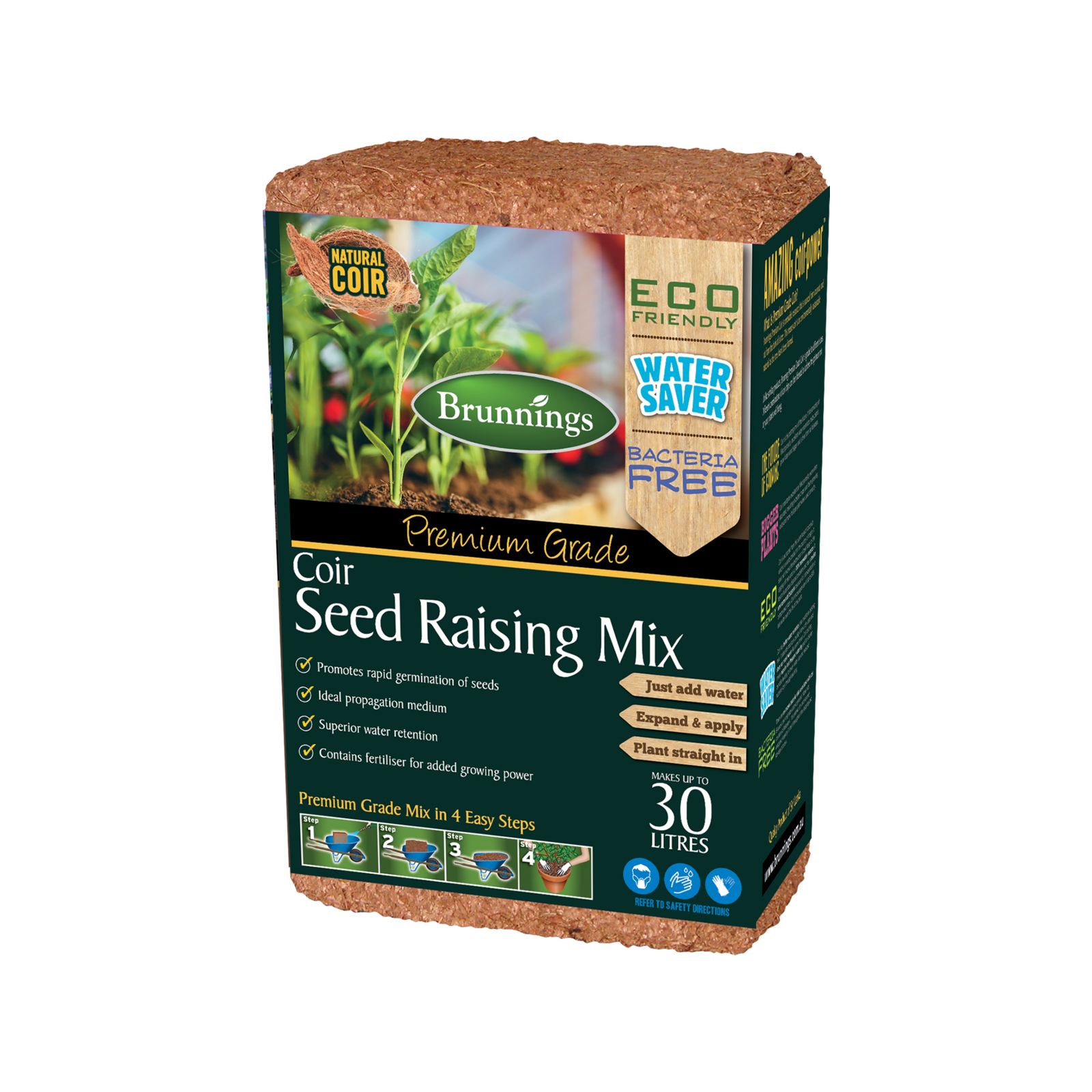 Brunnings 30L Coir Seed Raising Mix Bunnings Australia