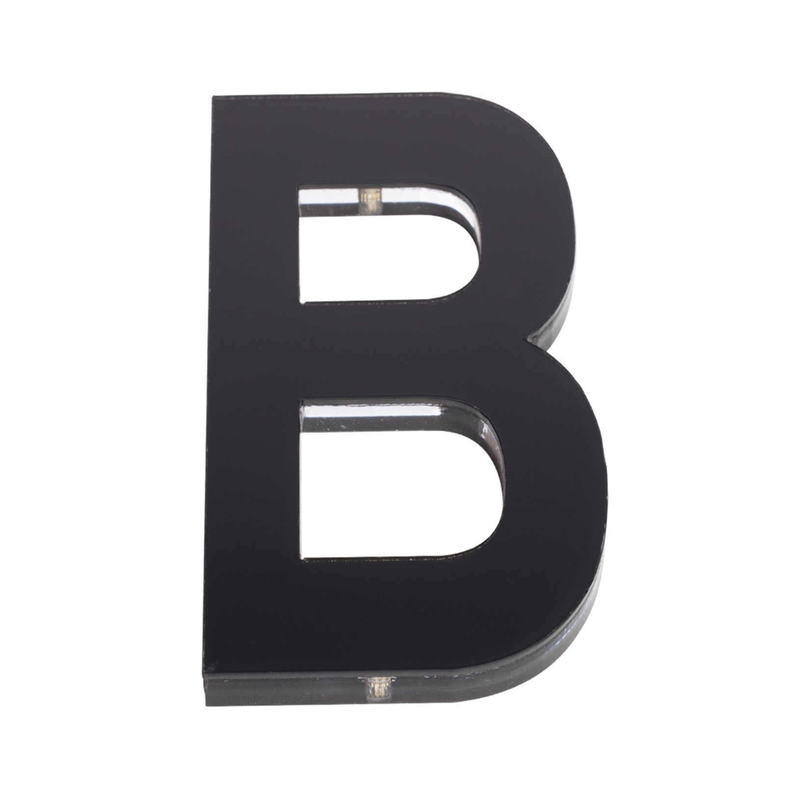 Sandleford 120mm Black Ultra Acrylic House Letter B - Bunnings Australia