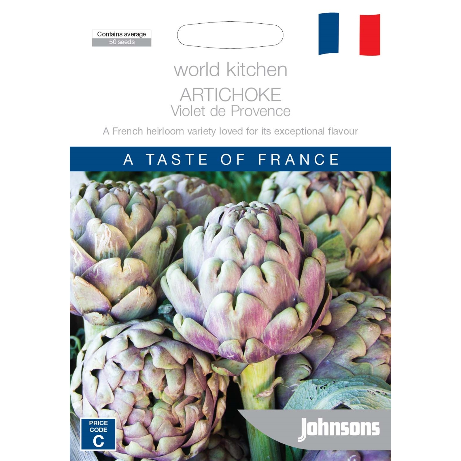 Johnsons World Kitchen Artichoke Voilet De Province Seeds Bunnings