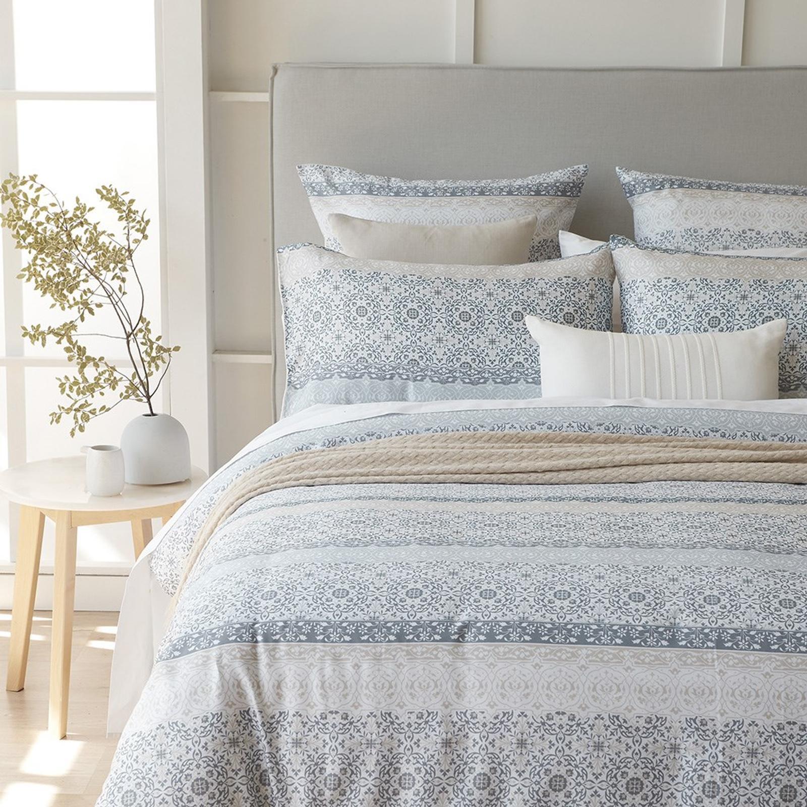 MyHouse Skye Quilt Cover Set Super King Bunnings Australia