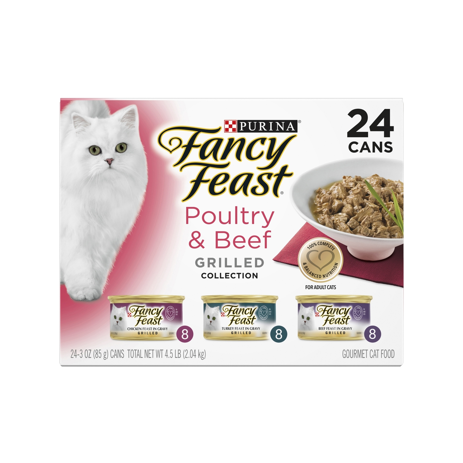 fancy-feast-85g-classic-grilled-beef-and-poultry-wet-cat-food-24-pack