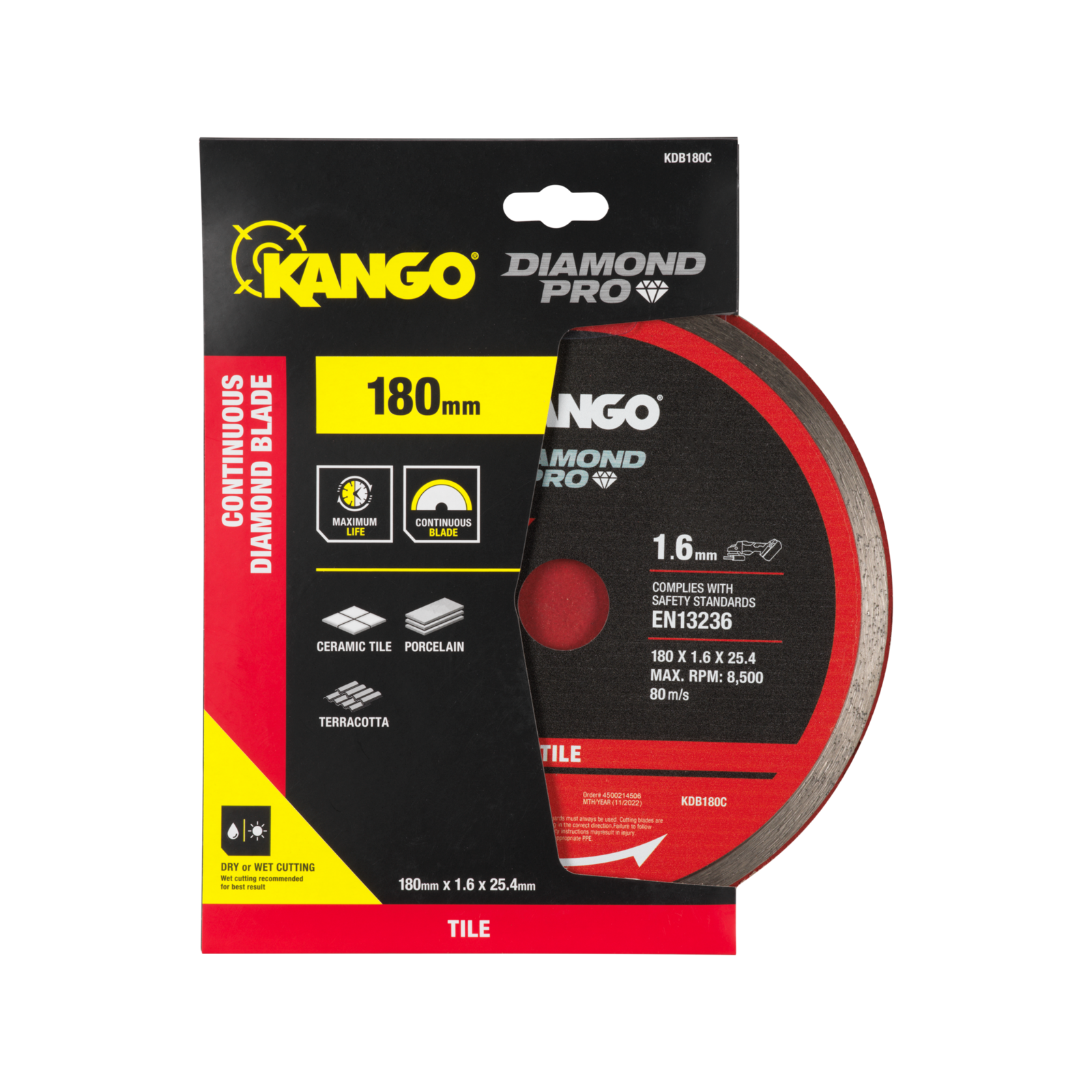 Kango 180mm Continuous Diamond Blade Bunnings Australia