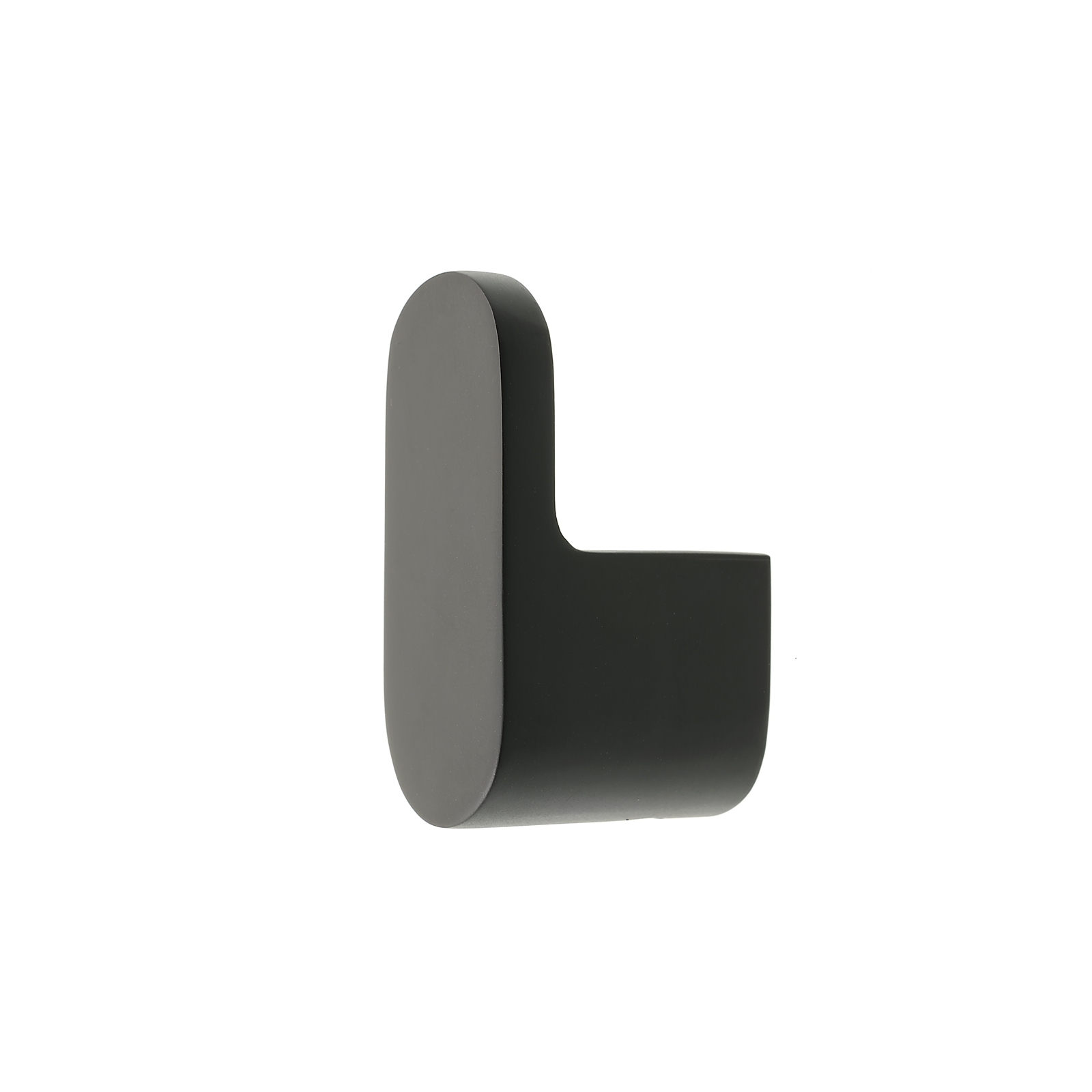 Zenith 62mm Matte Black Radius Robe Hook Bunnings Australia