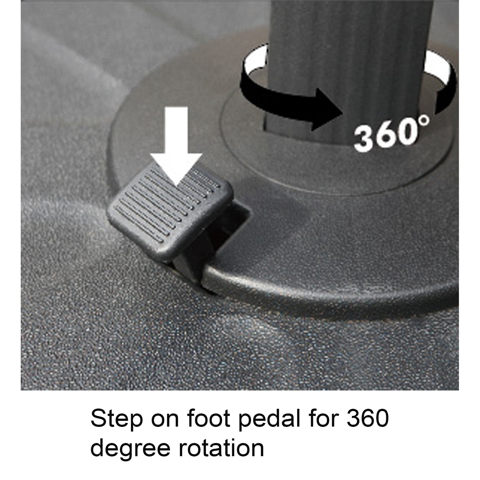 Mimosa 3.5m Charcoal Andaman Cantilever Umbrella Bunnings Australia