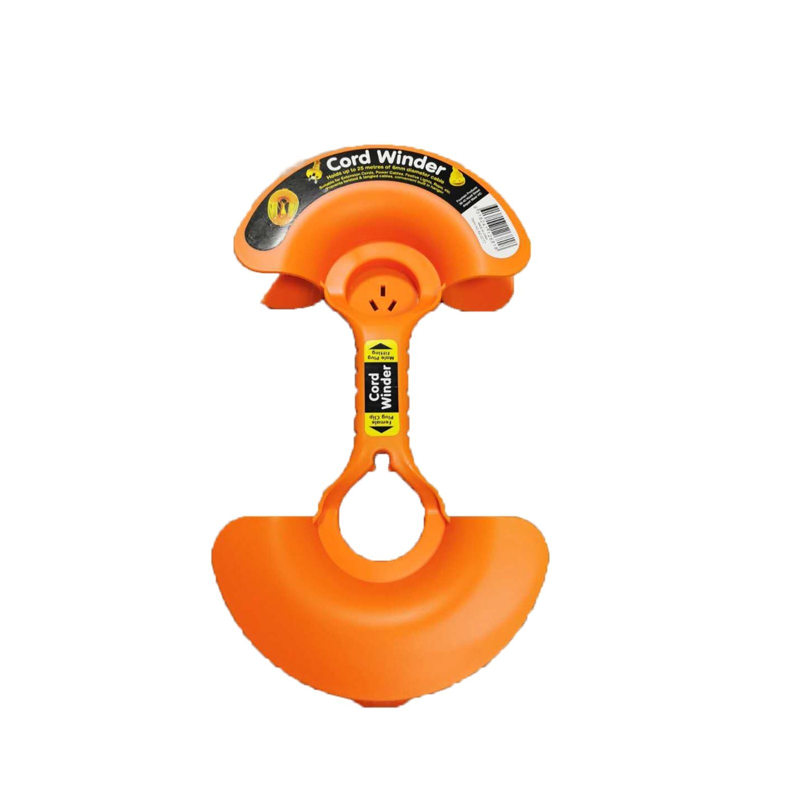 Fountain Products Orange Extension Lead Holder Cord Winder Bunnings
