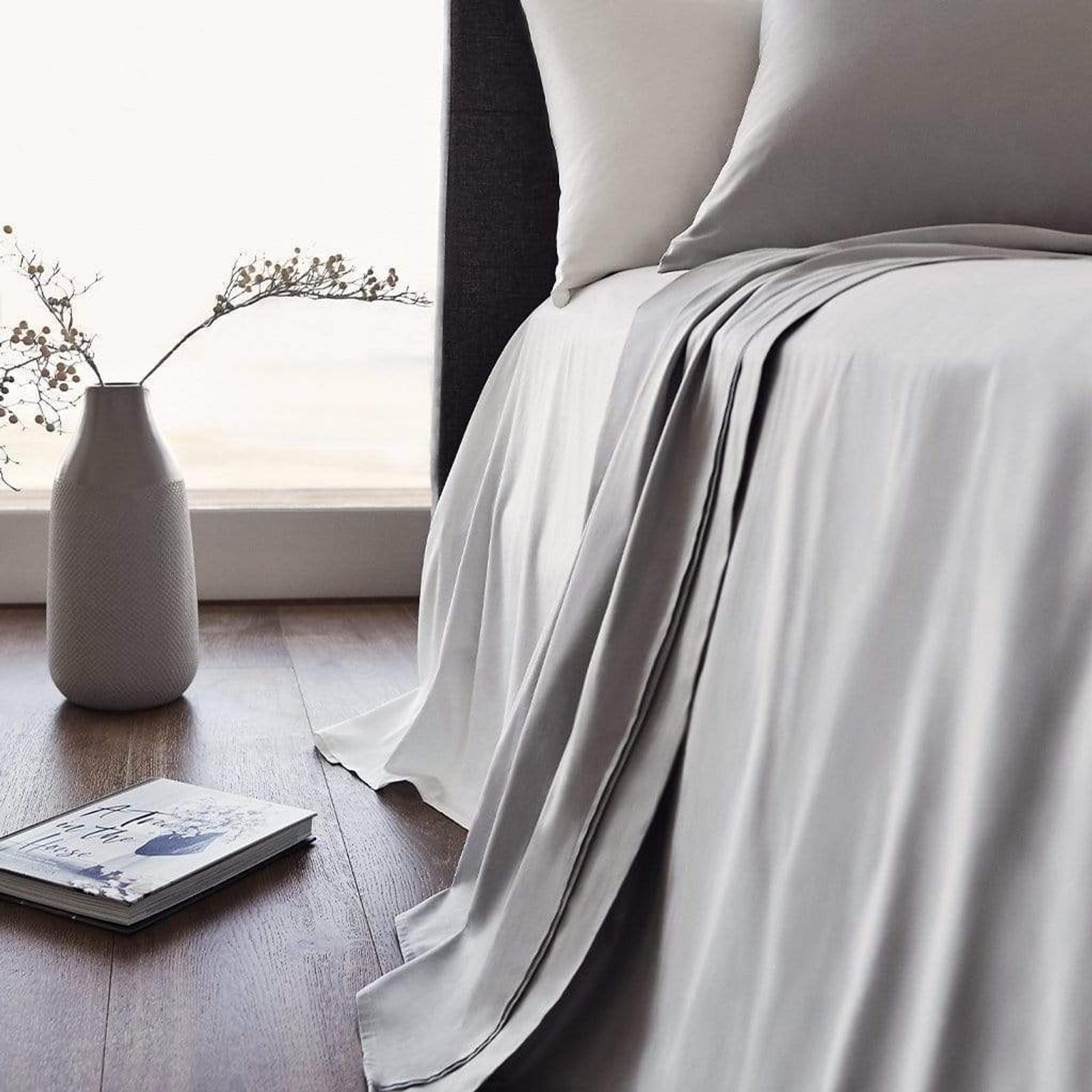 MyHouse Riley Bamboo Cotton Sheet Set Single Almond Bunnings Australia